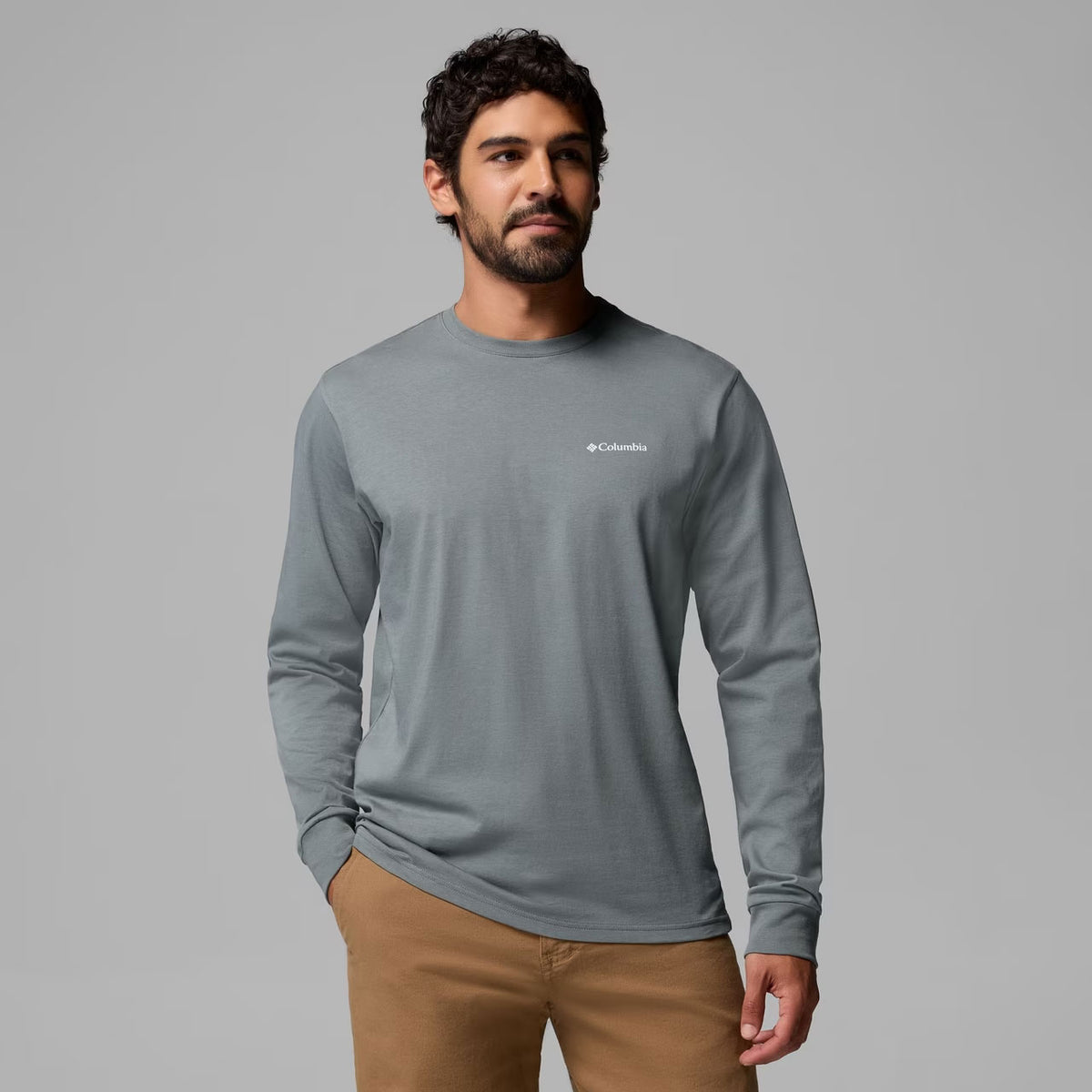 CSC™ GRAPHIC LONG SLEEVE T-SHIRT Sedona Sage Textured Scene