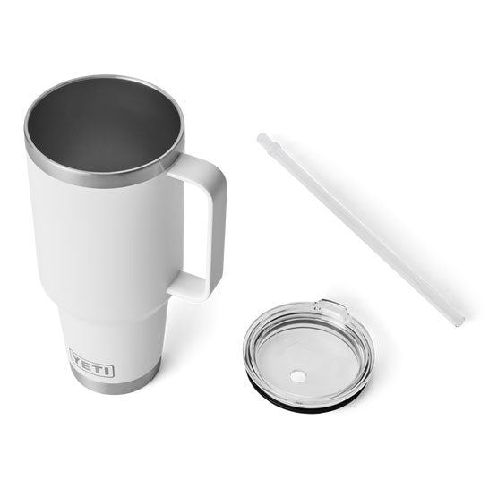RAMBLER® 42 OZ (1242 ML) STRAW MUG White