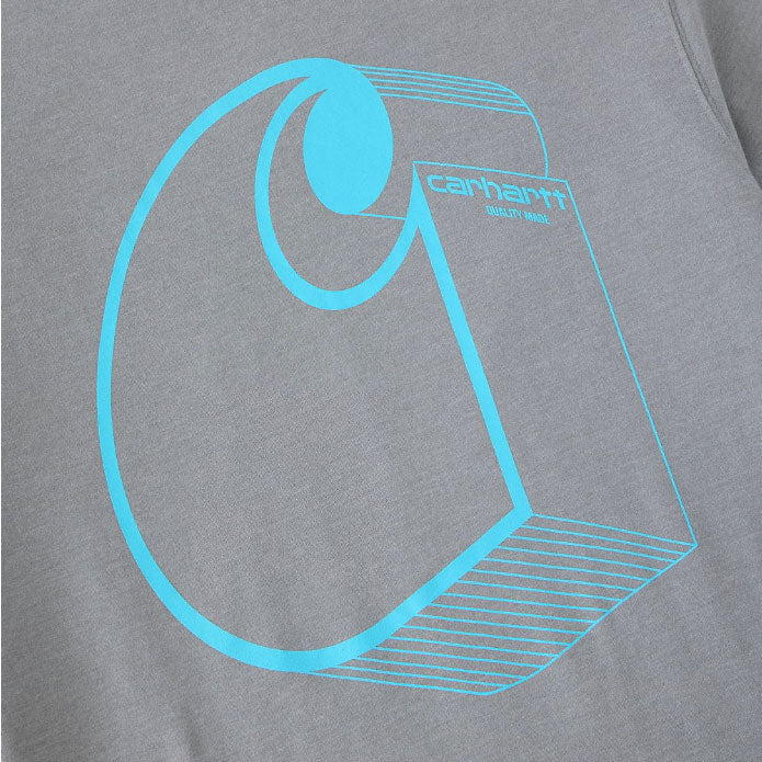 LIGHTWEIGHT 3D LOGO GRAPHIC T-SHIRT Weather Ash Heather