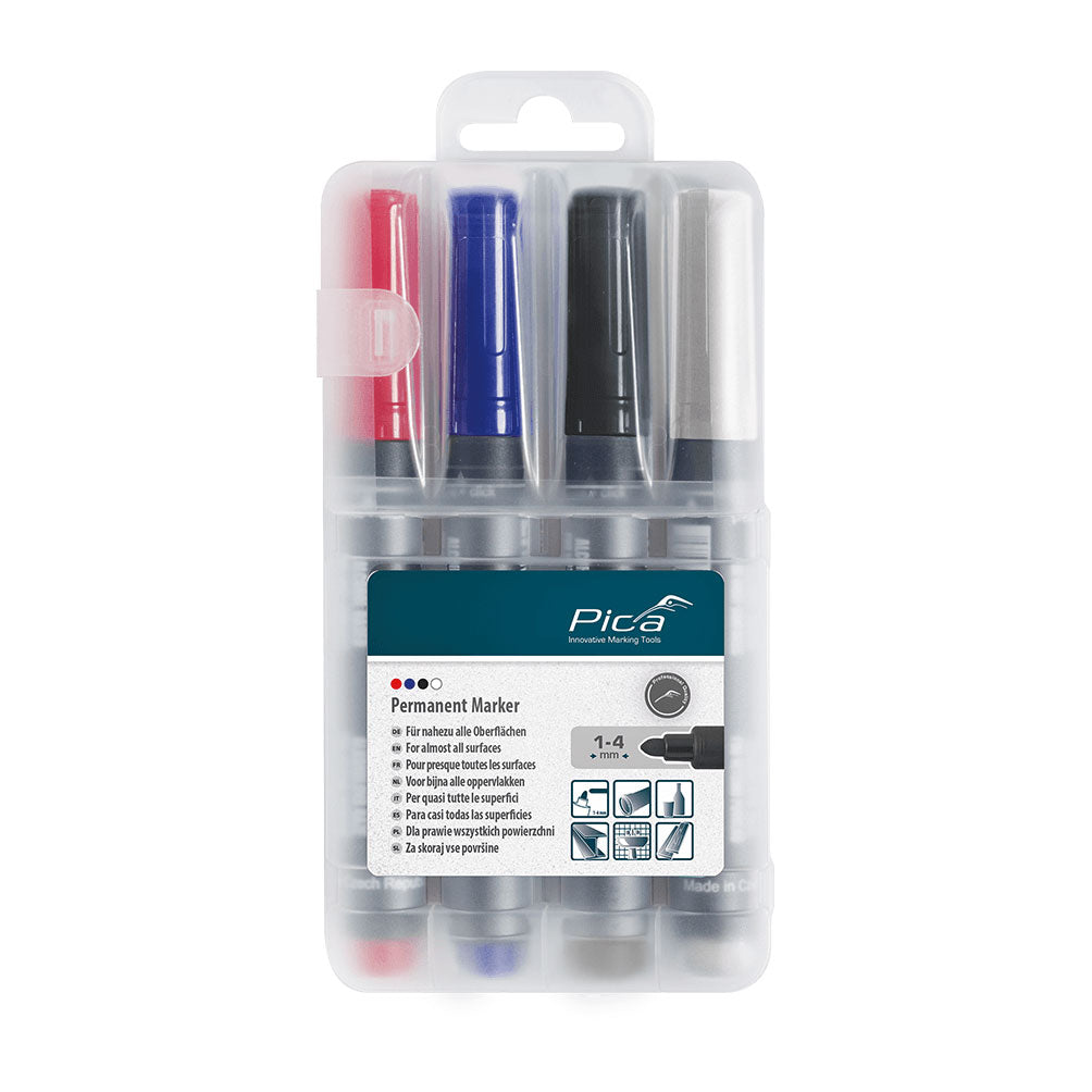 Pica Classic 520 Permanent Marker 4x Pack