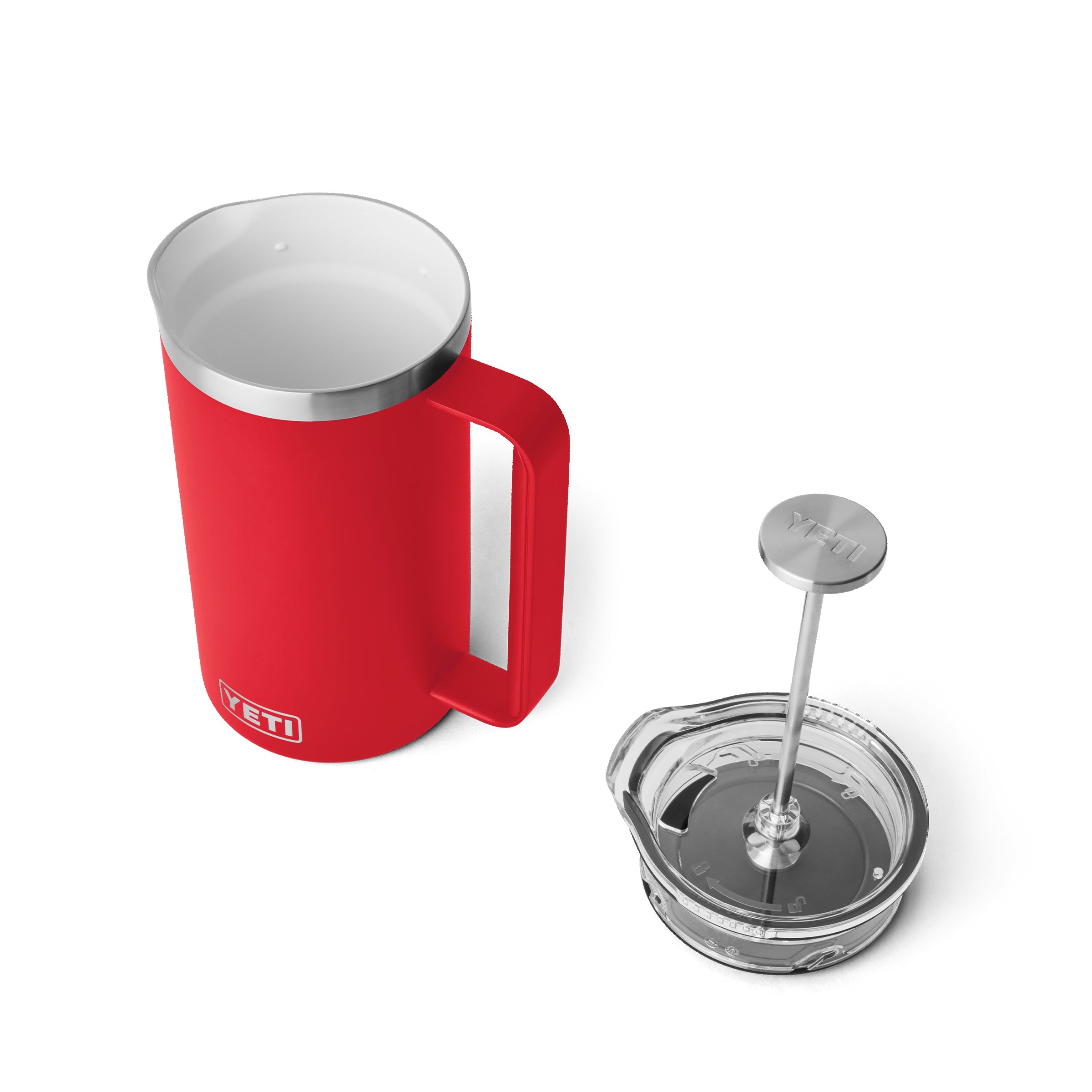 34 OZ FRENCH PRESS Rescue Red
