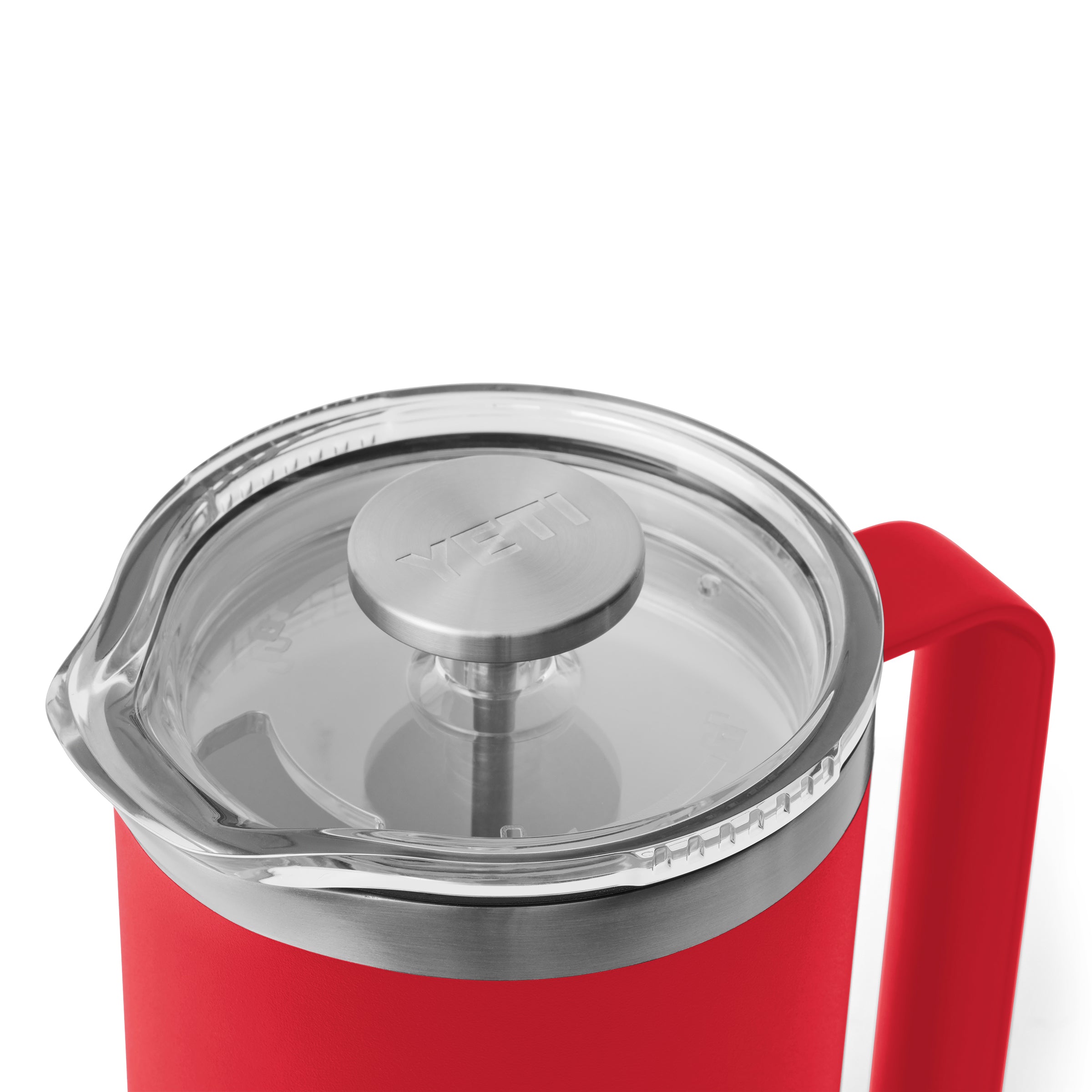34 OZ FRENCH PRESS Rescue Red