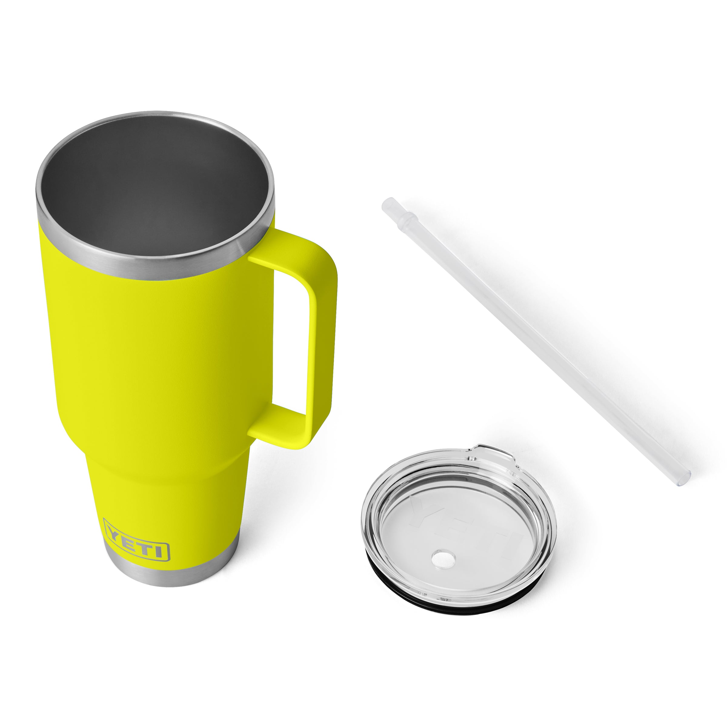 RAMBLER® 42 OZ (1242 ML) STRAW MUG Firefly Yellow