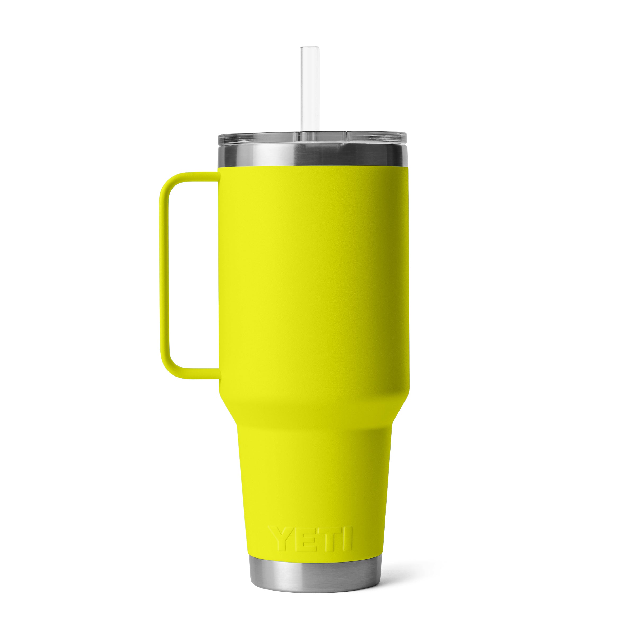 RAMBLER® 42 OZ (1242 ML) STRAW MUG Firefly Yellow