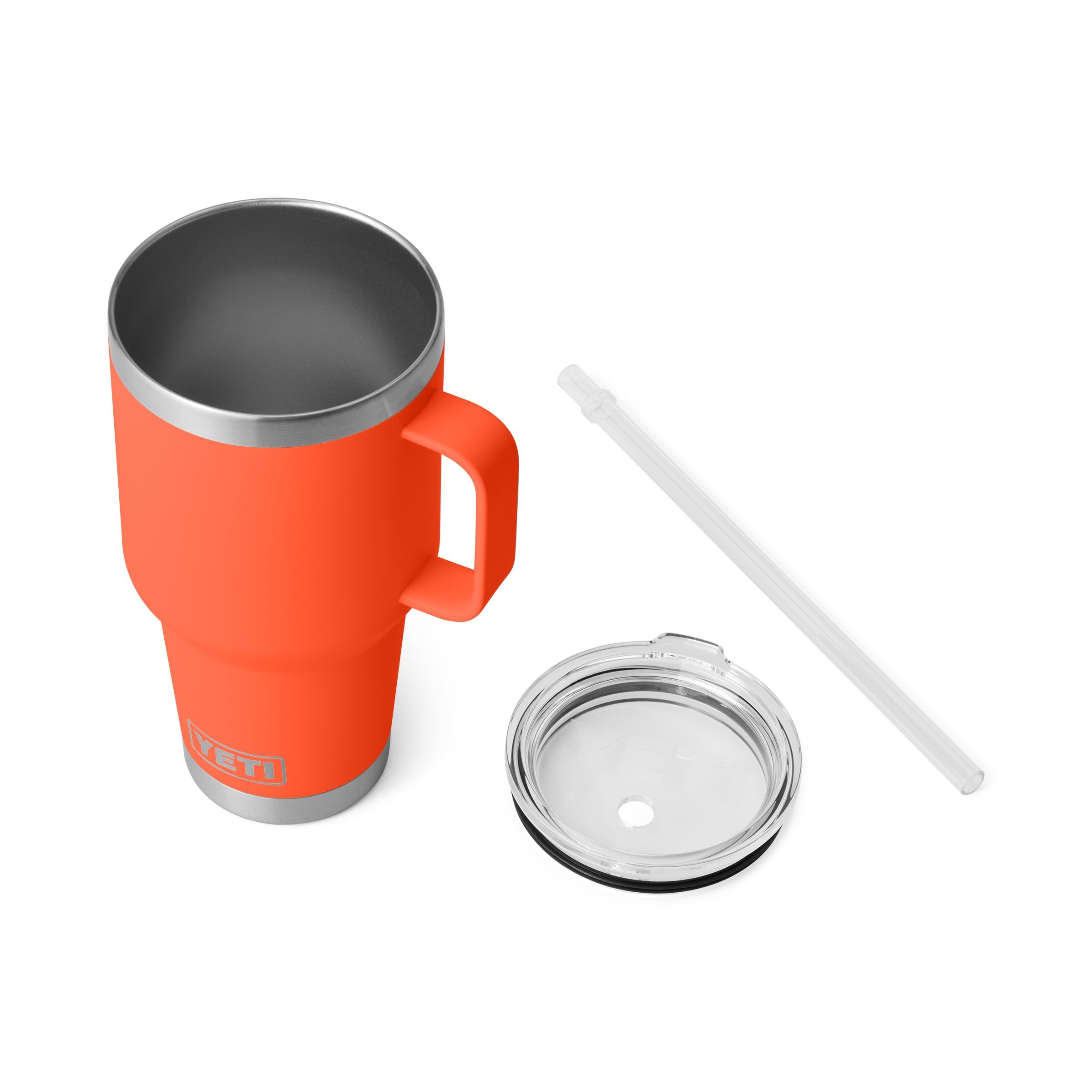 RAMBLER® 35 OZ (994 ML) STRAW MUG Papaya