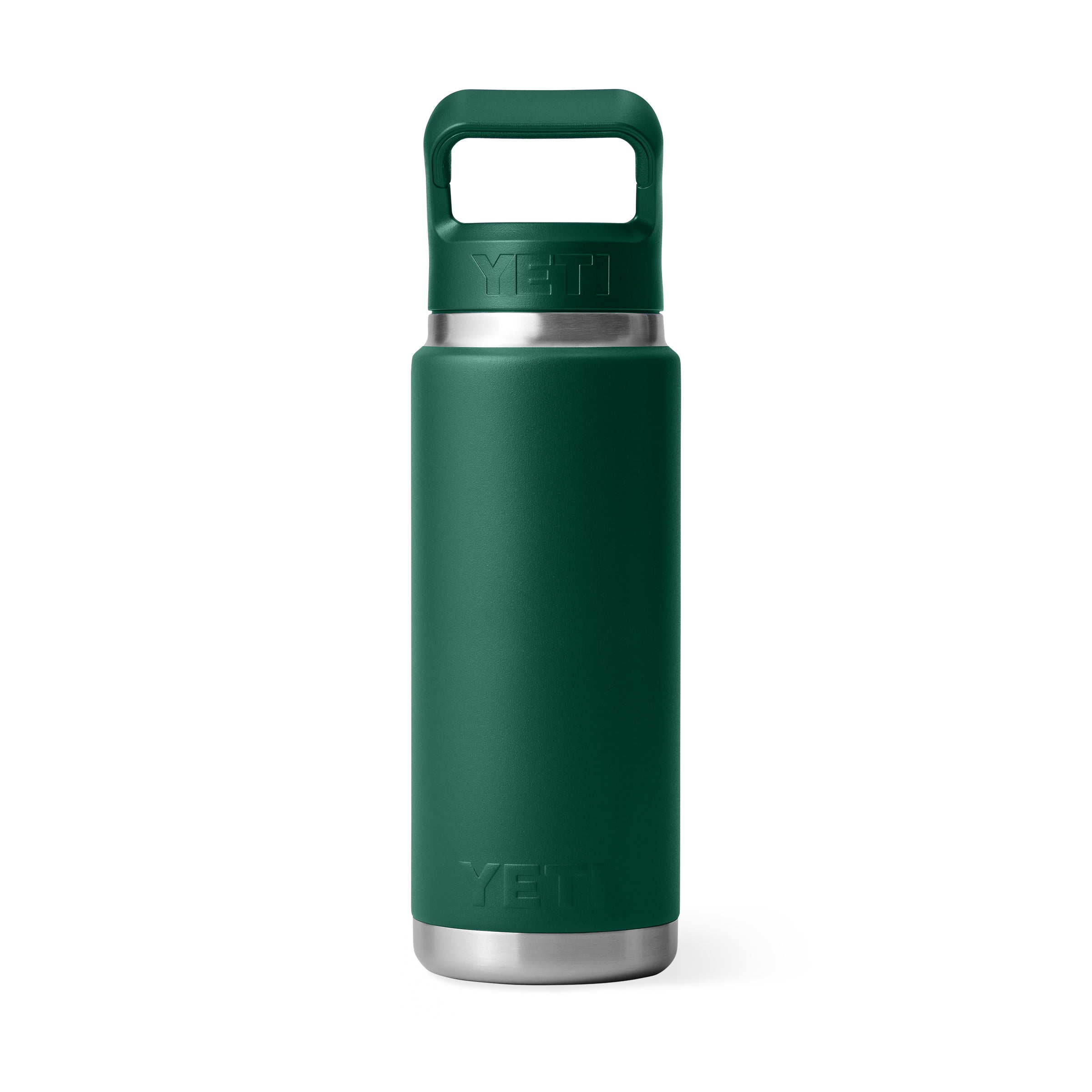 RAMBLER® 26 OZ (739 ML) BOTTLE WITH STRAW CAP Black Forest Green