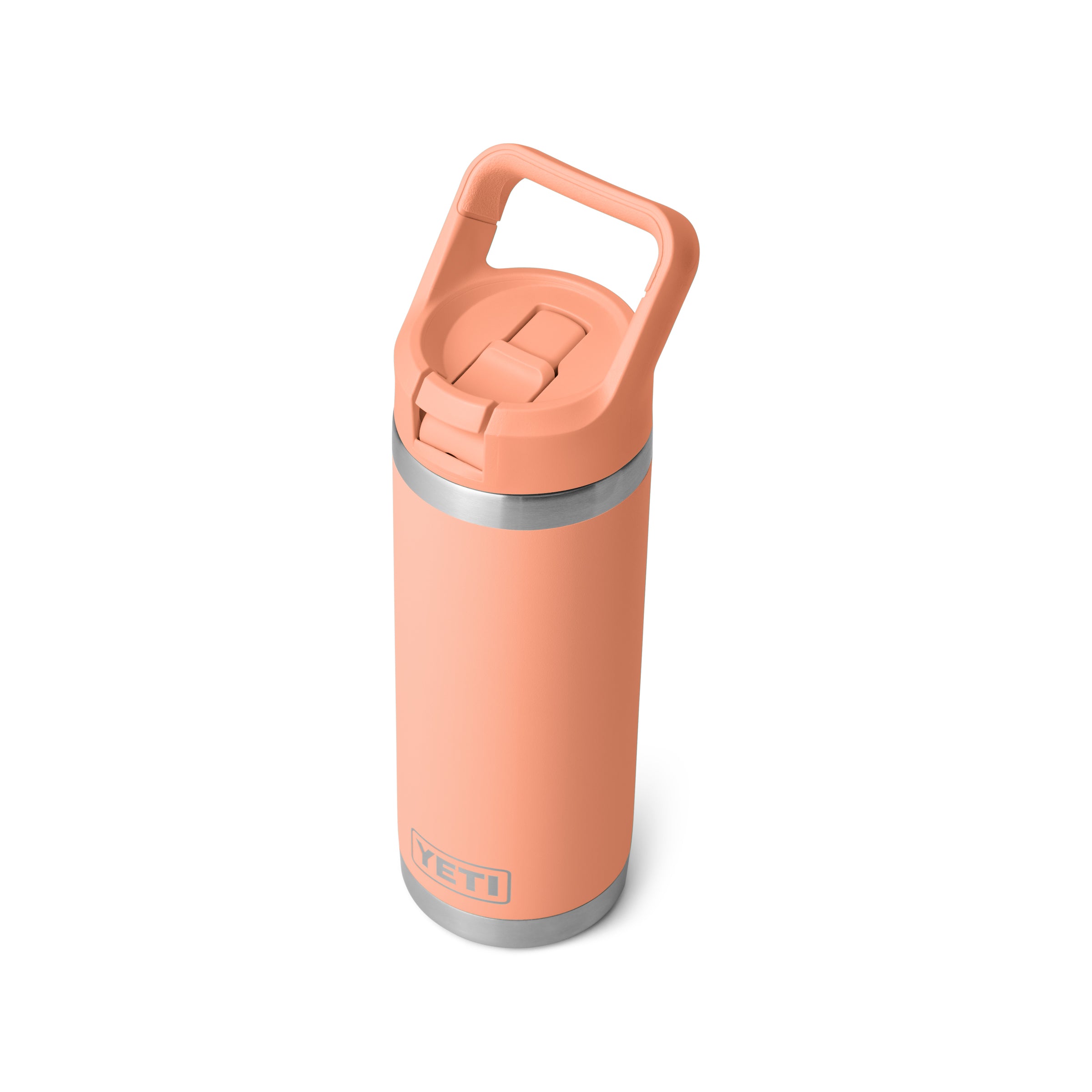 RAMBLER® 18 OZ (532 ML) BOTTLE WITH STRAW CAP Lowcountry Peach