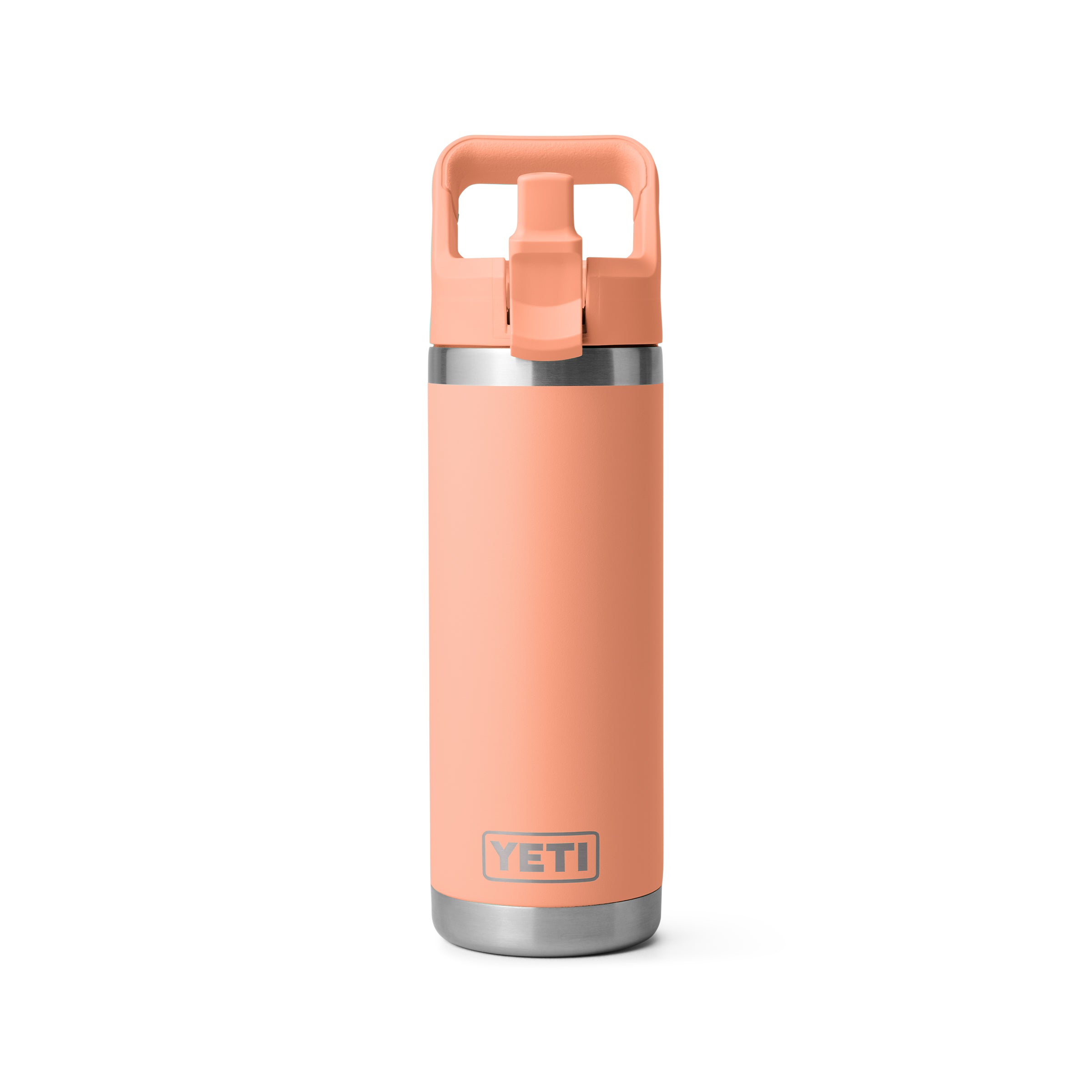 RAMBLER® 18 OZ (532 ML) BOTTLE WITH STRAW CAP Lowcountry Peach