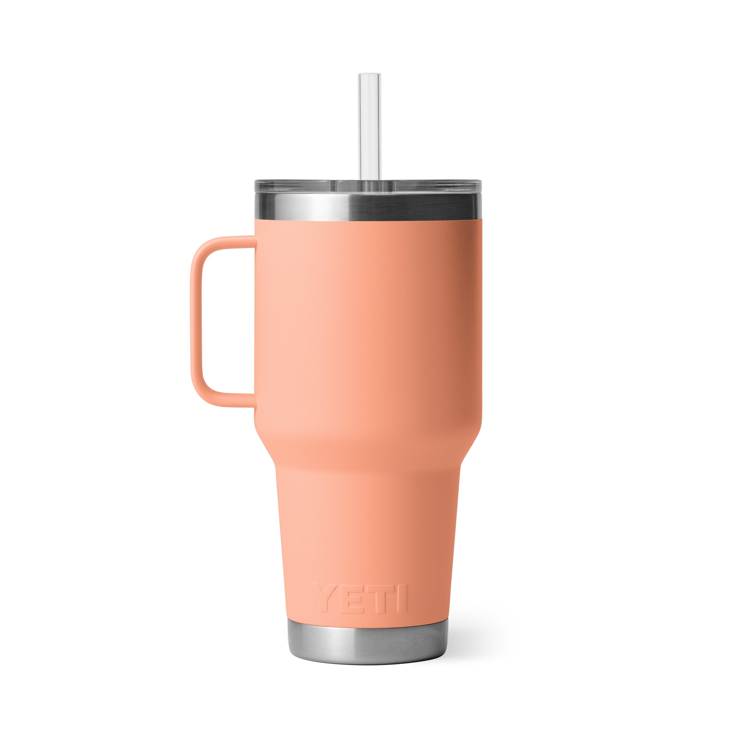 RAMBLER® 35 OZ (994 ML) STRAW MUG Lowcountry Peach