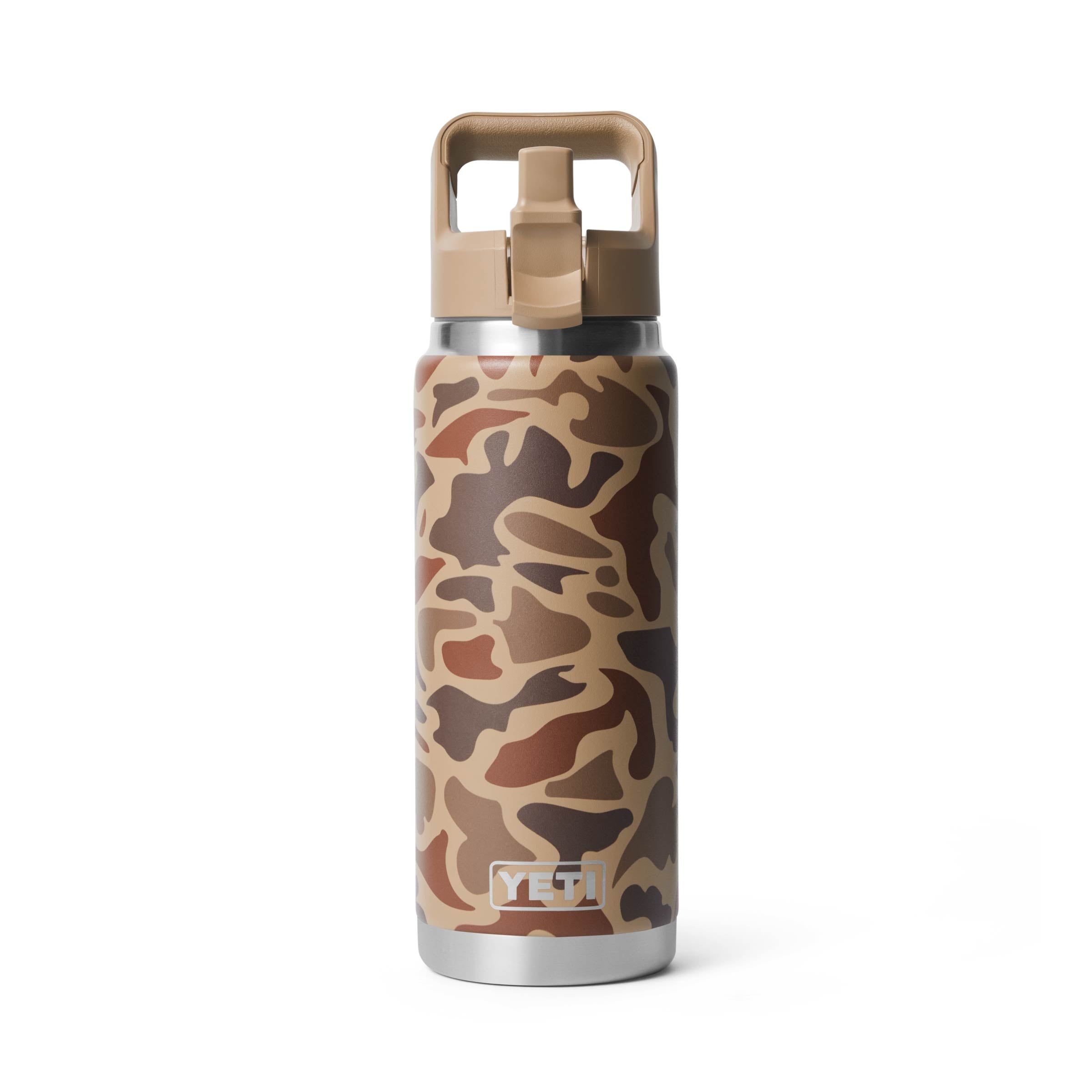 RAMBLER® 26 OZ (739 ML) BOTTLE WITH STRAW CAP Wetlands Camo