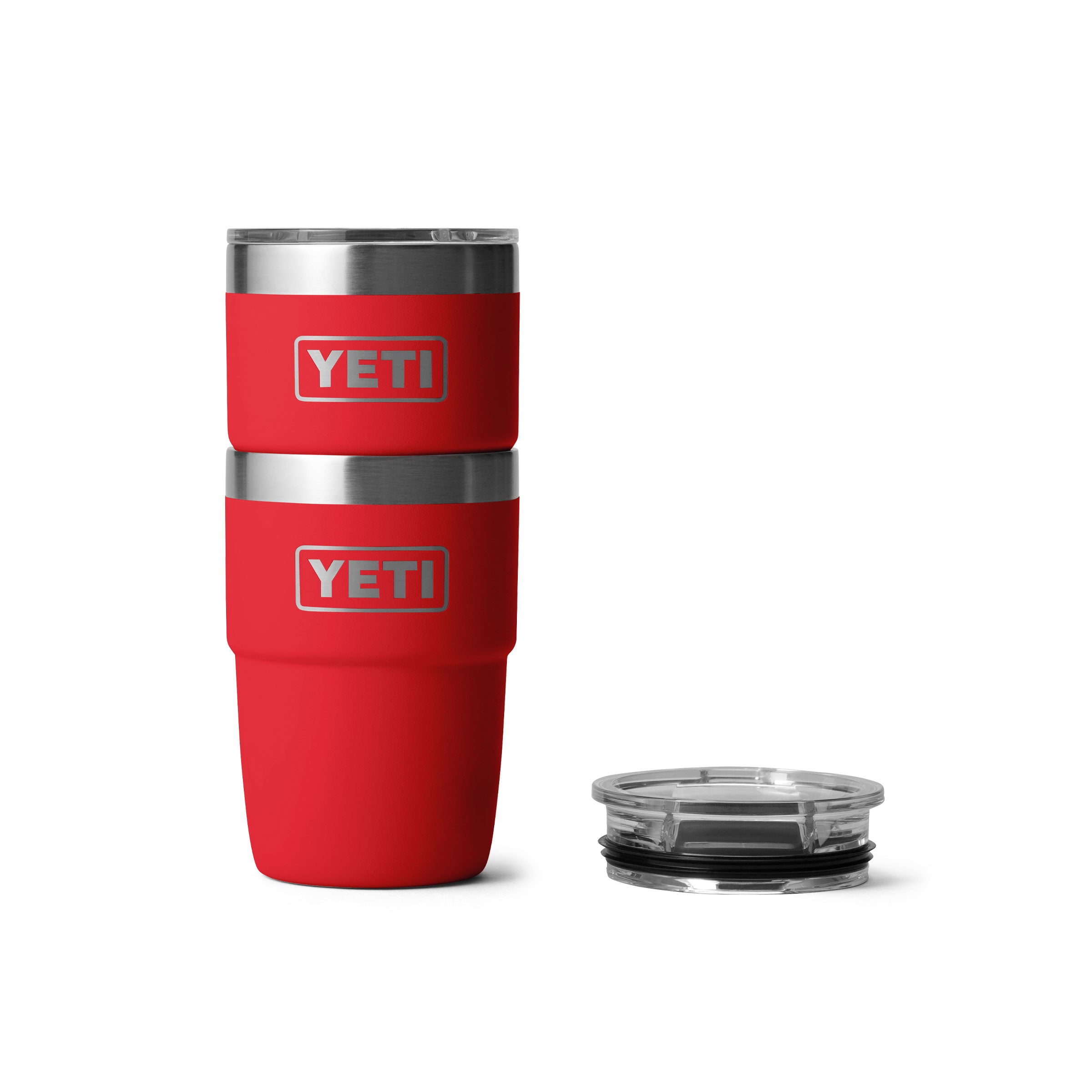 RAMBLER® 8 OZ (237 ML) STACKABLE CERAMIC LINED CUP Rescue Red