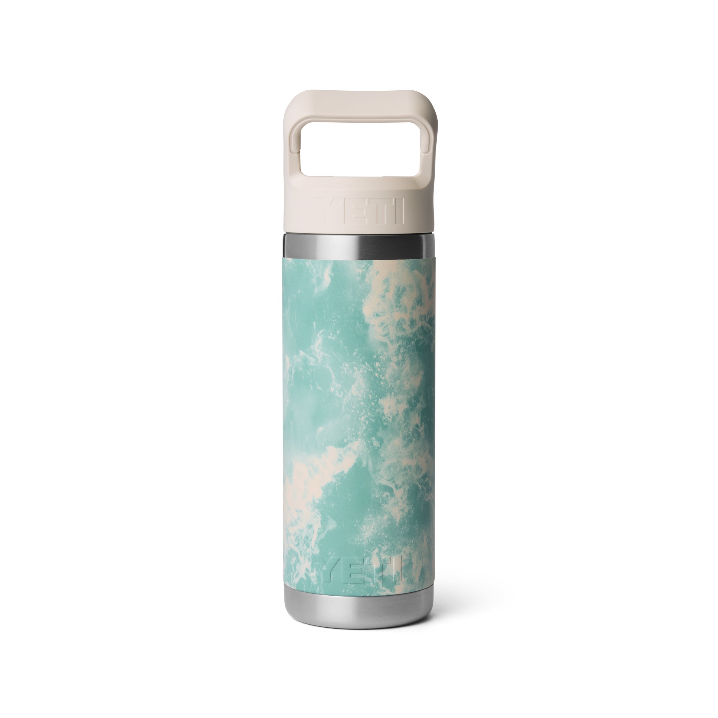 RAMBLER® 18 OZ (532 ML) BOTTLE WITH STRAW CAP Seaview