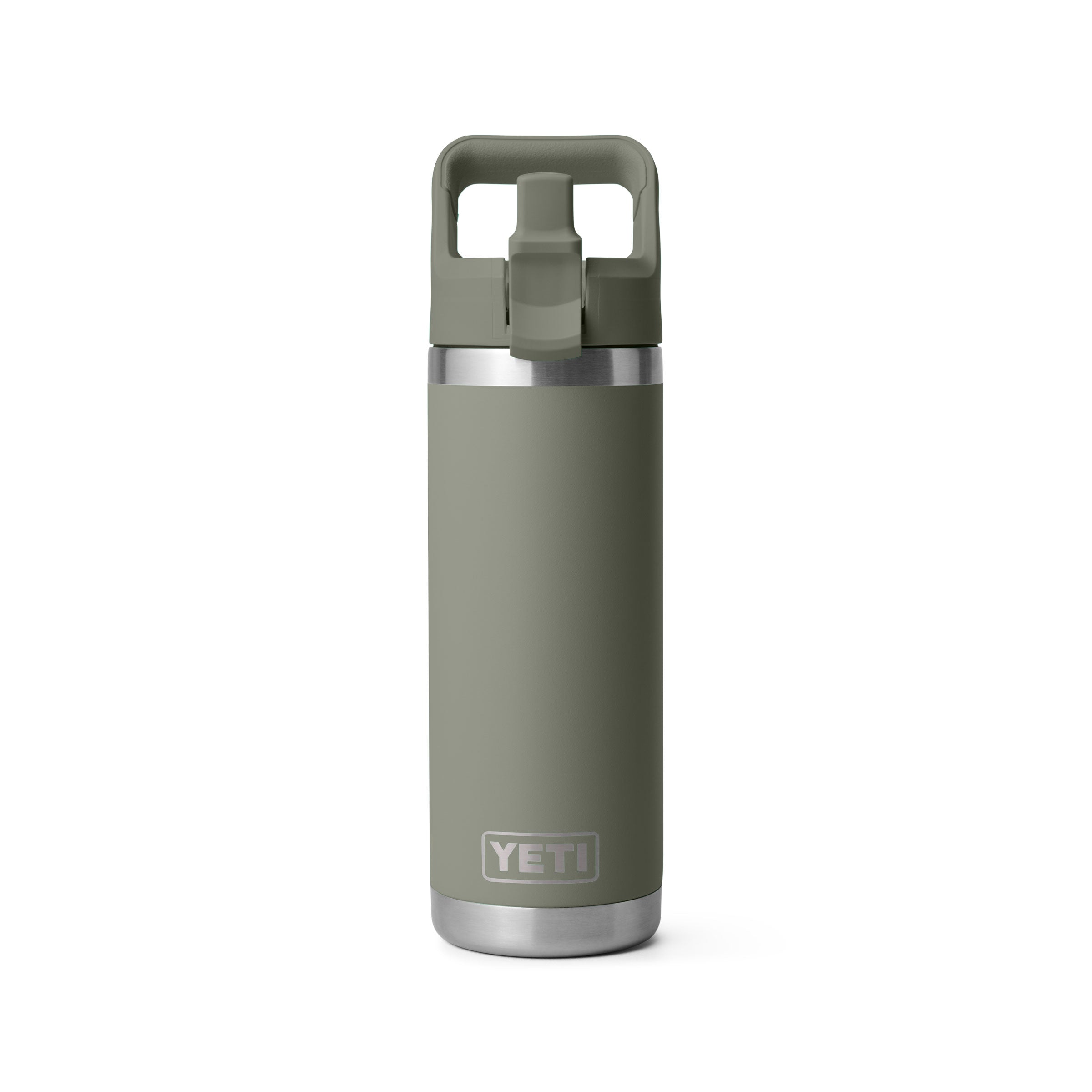 RAMBLER® 18 OZ (532 ML) BOTTLE WITH STRAW CAP Pampa Green