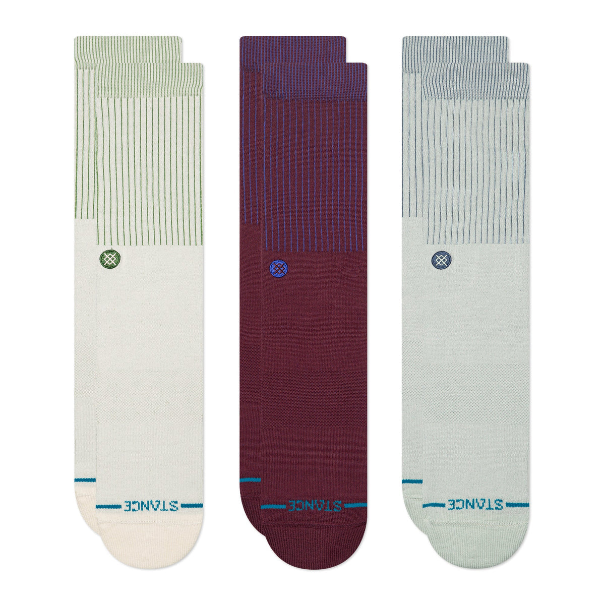 ICON POP CREW SOCK 3 PACK Canvas