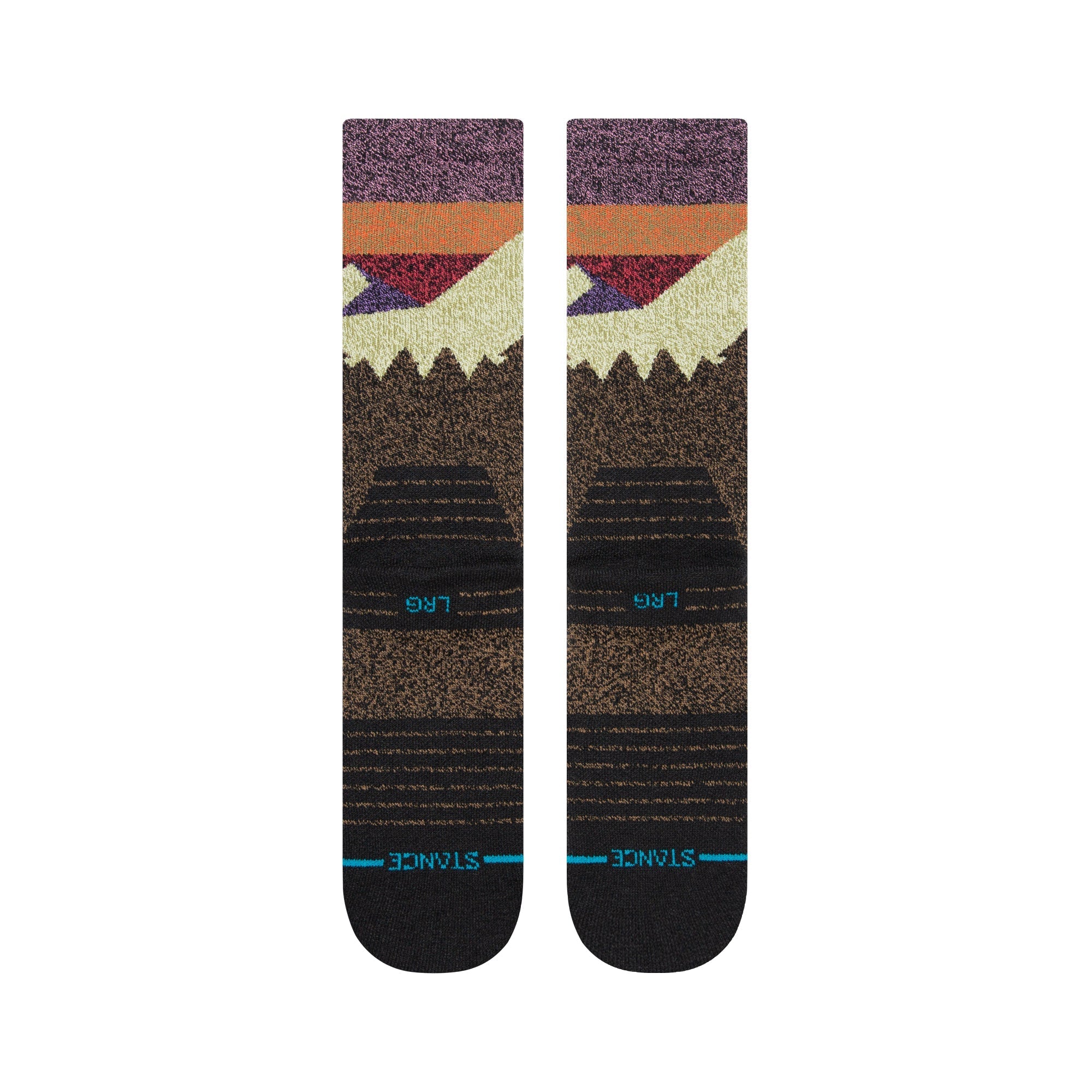 INFIKNIT HIKE DIVIDED Crew Sock Black/Brown