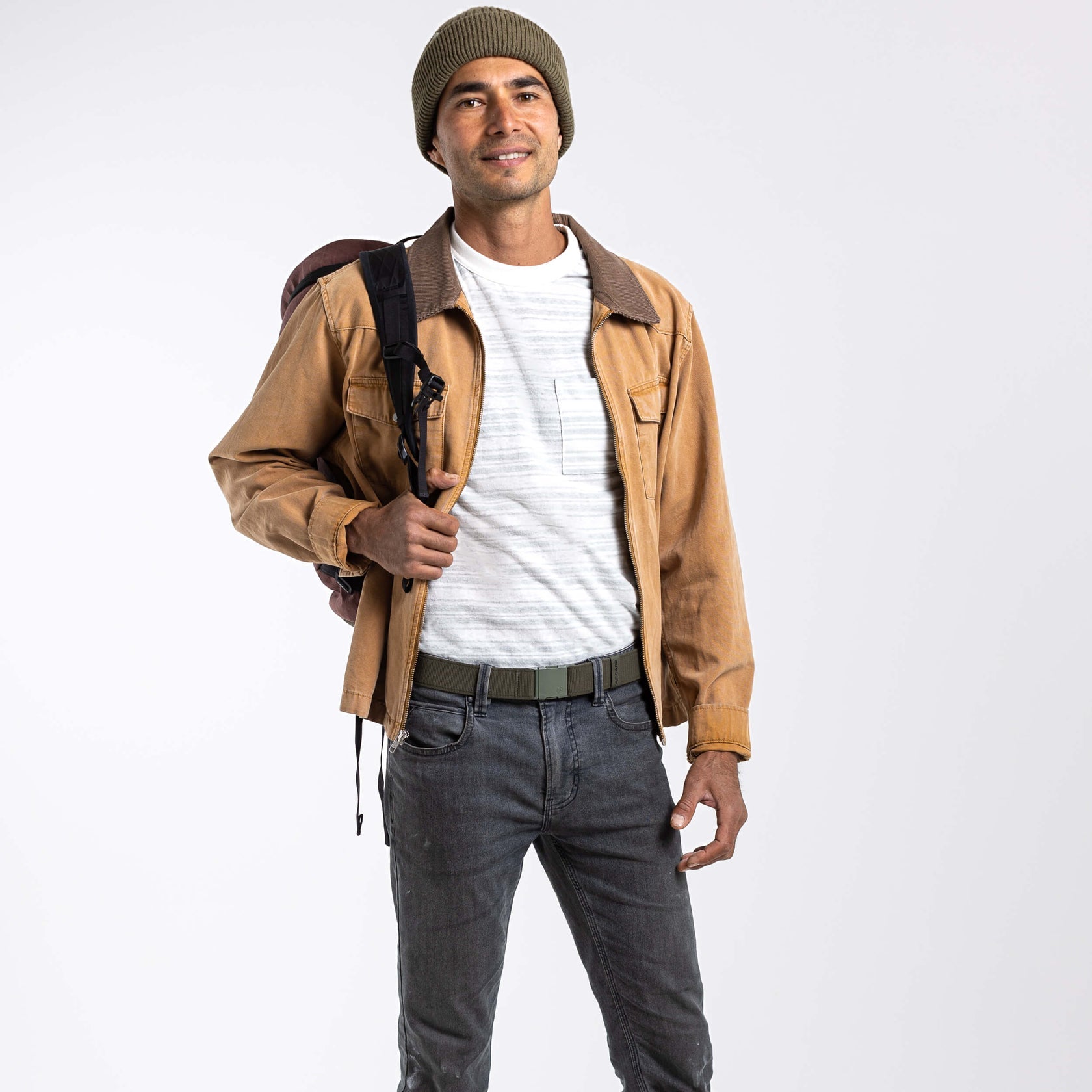 ATLAS A2 ELASTIC STRETCH BELT Ivy Green