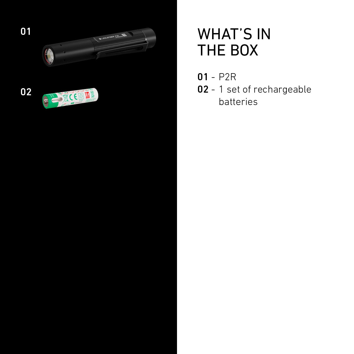 P2R Rechargeable Torch 2025, 200 Lumens