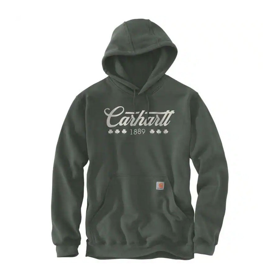 MIDWEIGHT SHAMROCK HOODIE Forestry Green