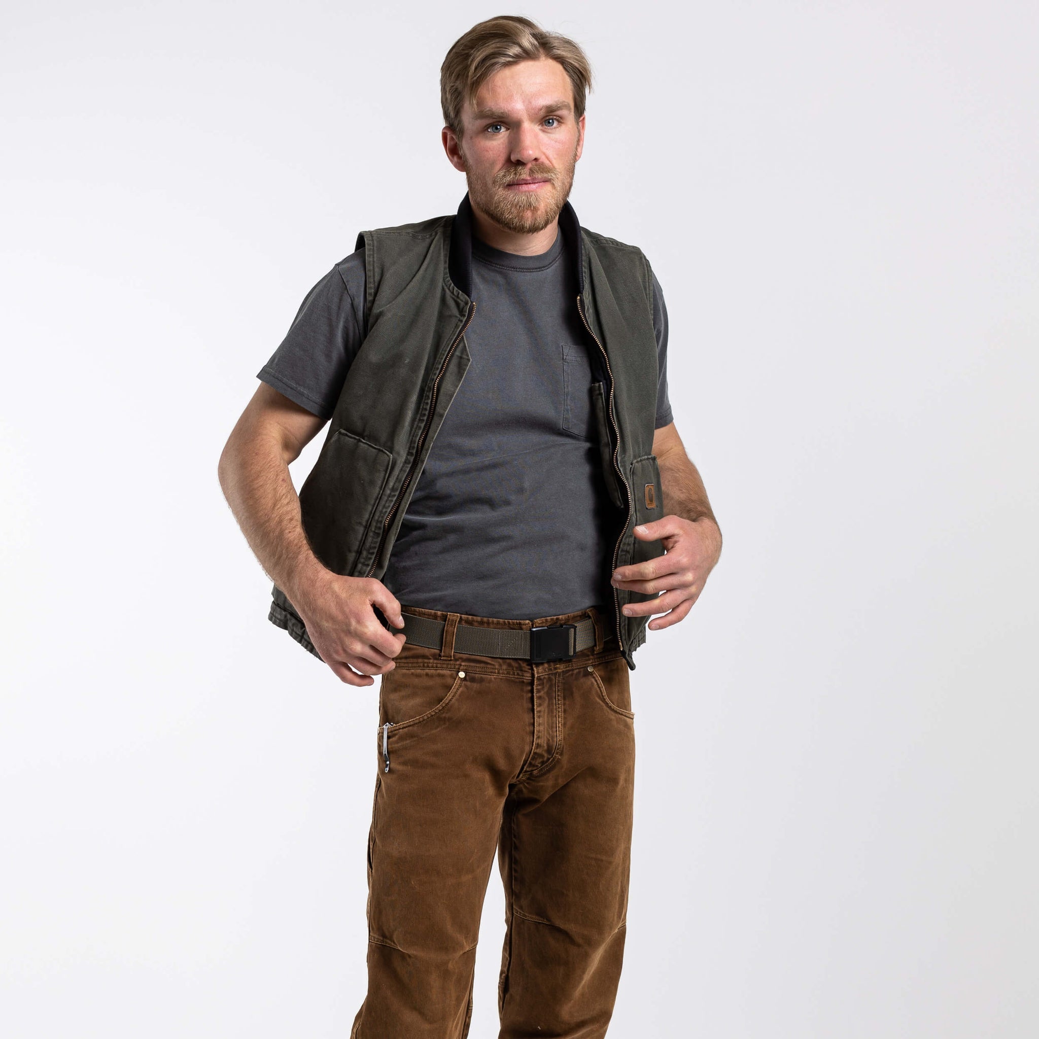 HARDWARE UTILITY STRETCH BELT Mud *LONG*