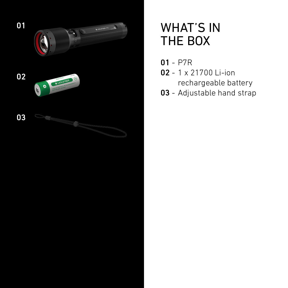 P7R Rechargeable Torch 2025, 2000 Lumens