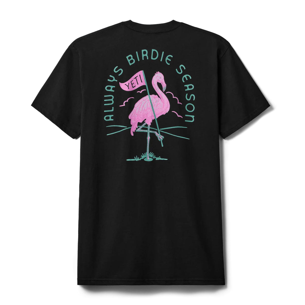 FLAMINGO SHORT SLEEVE T-SHIRT Black