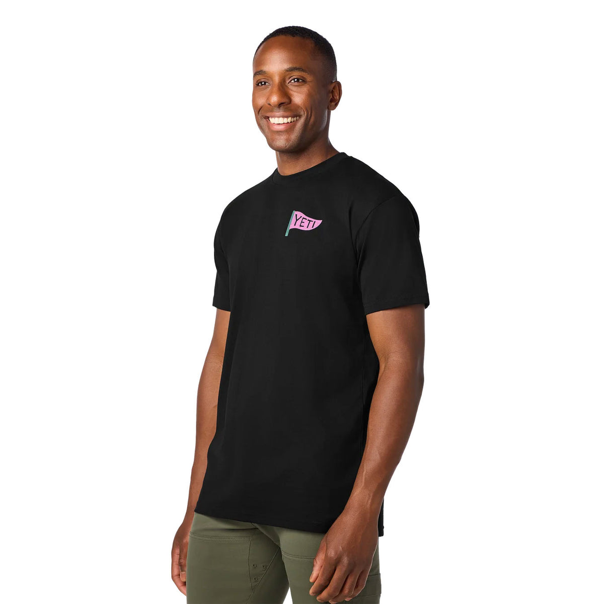 FLAMINGO SHORT SLEEVE T-SHIRT Black