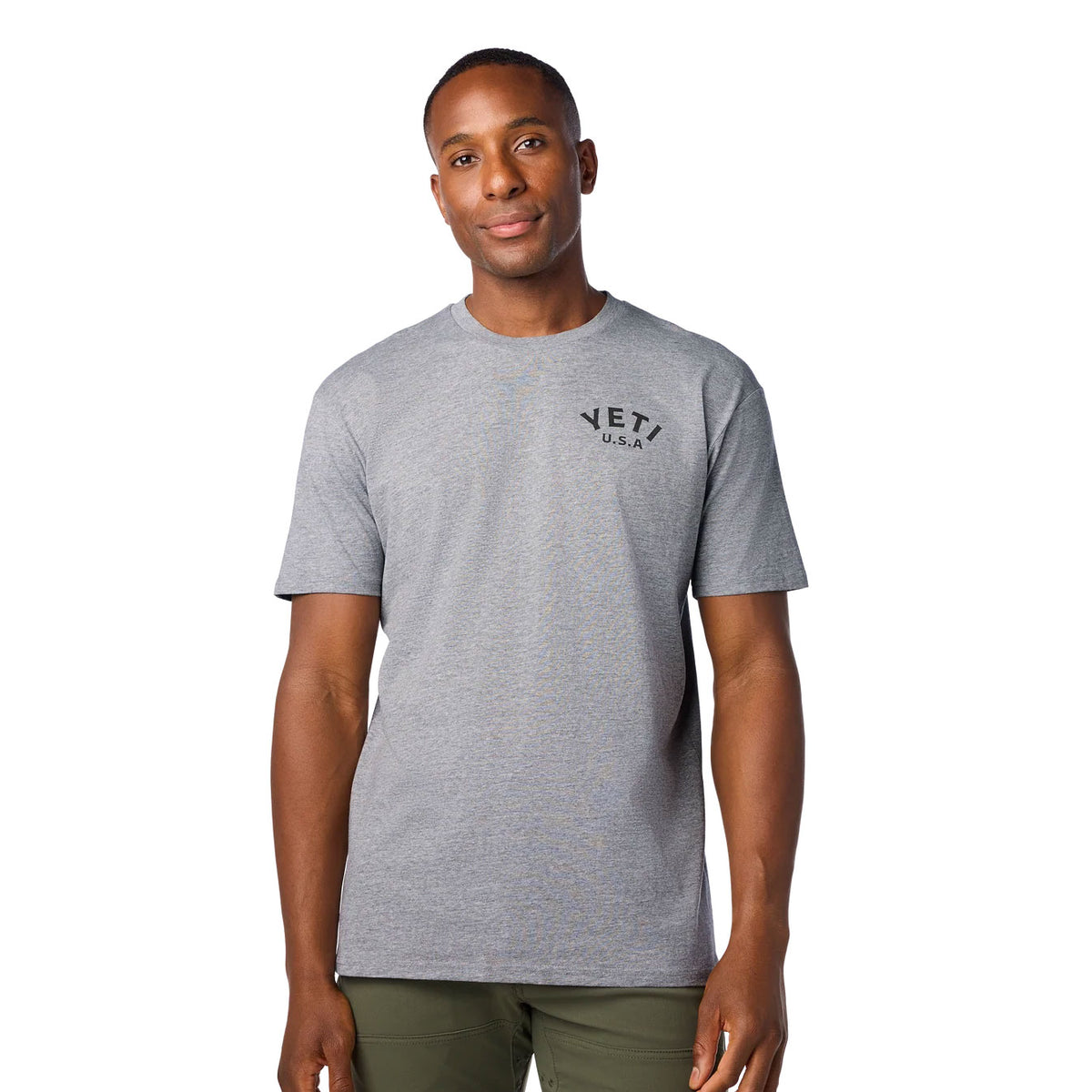 PIGEON EMBLEM SHORT SLEEVE T-SHIRT Grey