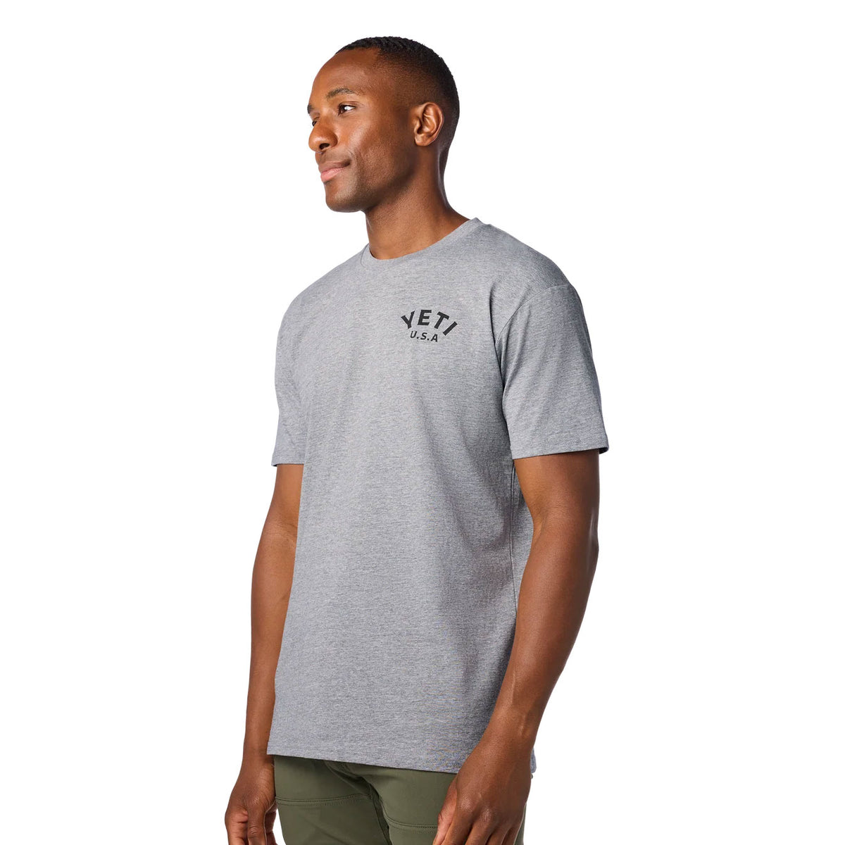 PIGEON EMBLEM SHORT SLEEVE T-SHIRT Grey