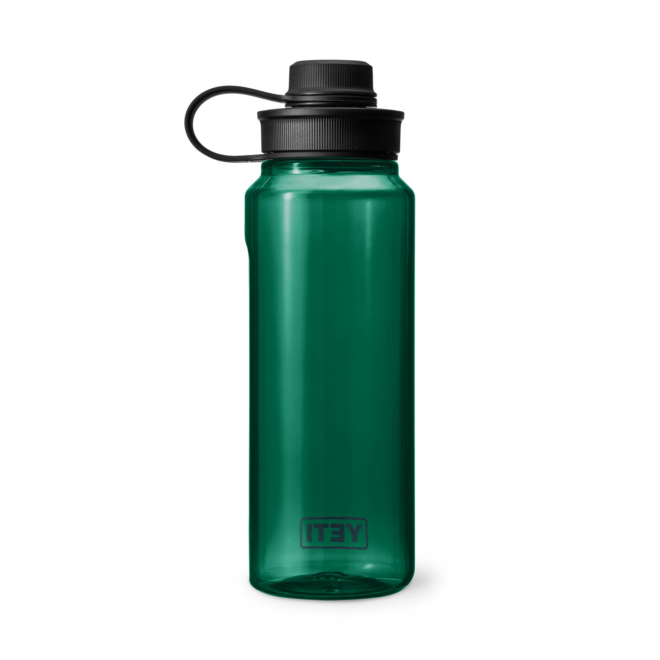 YONDER TETHER CAP 34 OZ (1 Litre) WATER BOTTLE Black Forest Green
