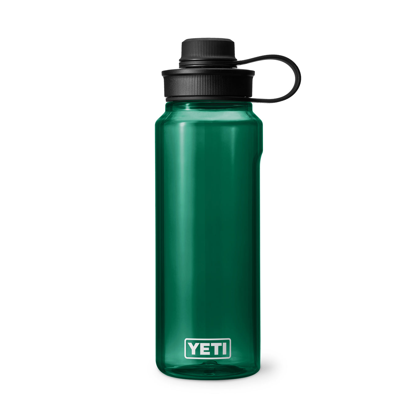 YONDER TETHER CAP 34 OZ (1 Litre) WATER BOTTLE Black Forest Green