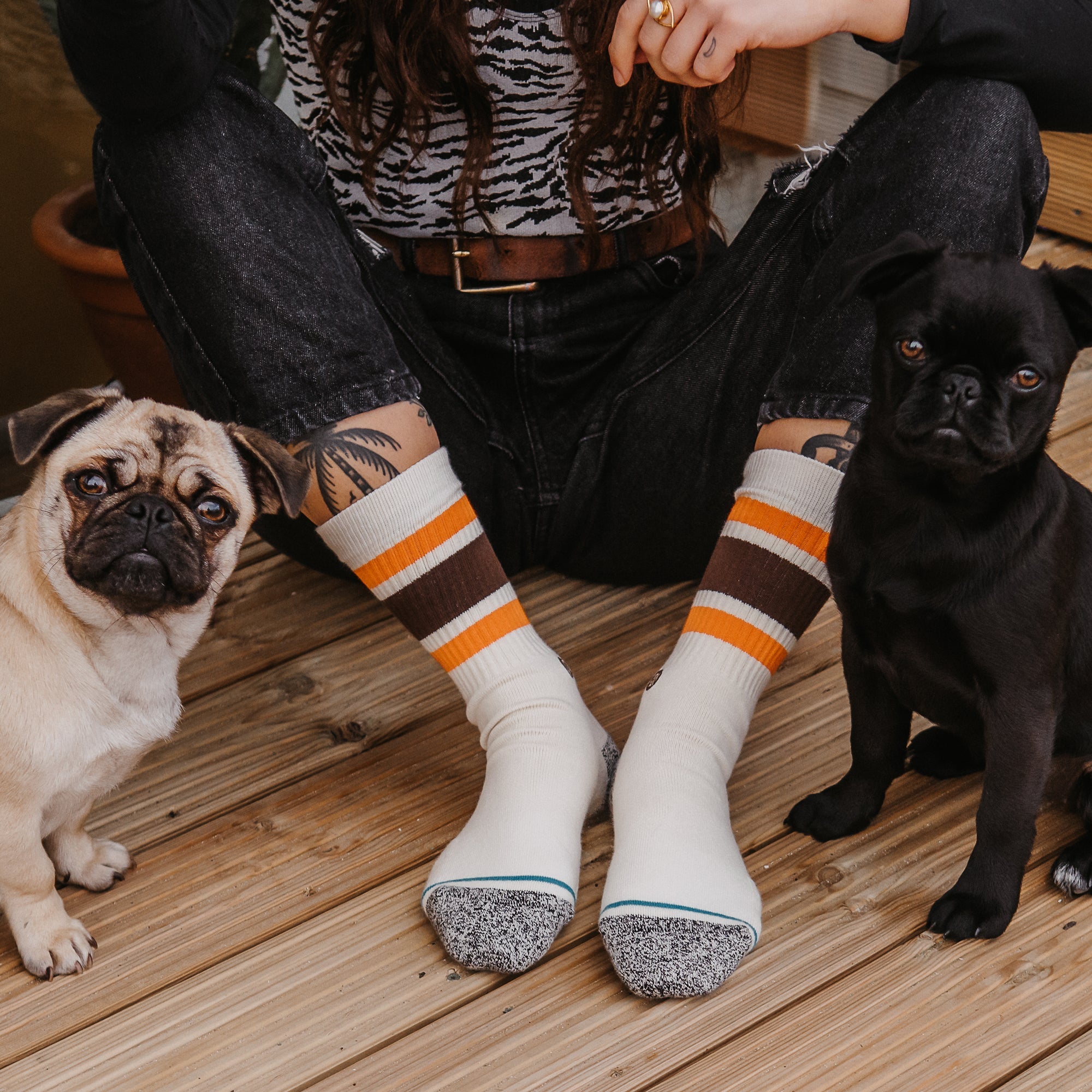 INFIKNIT CASUAL Boyd Crew Sock Off-White