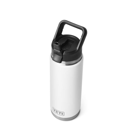 RAMBLER® 26 OZ (739 ML) BOTTLE WITH STRAW CAP White