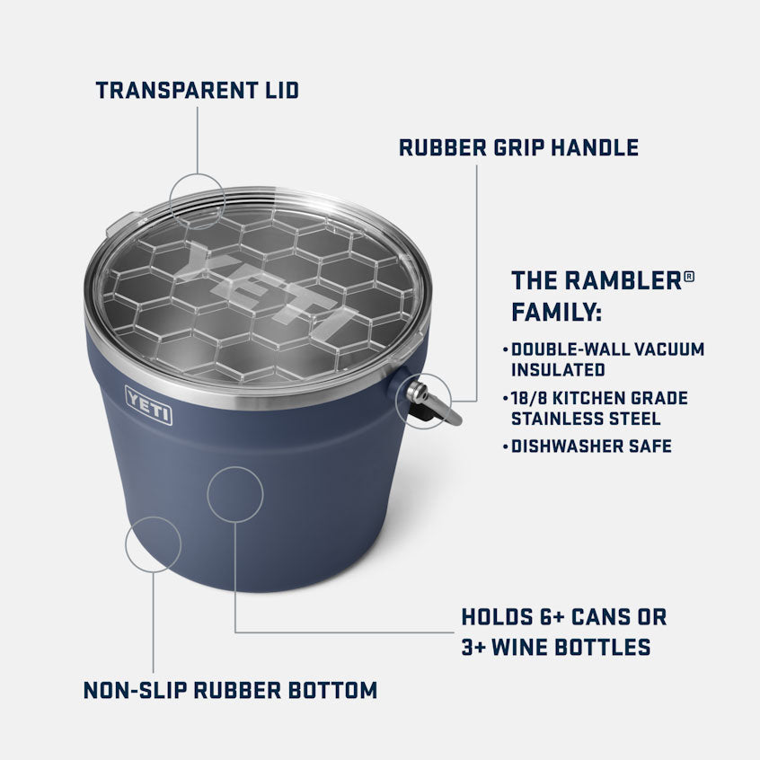 Rambler® 7.6 L BEVERAGE BUCKET Stainless