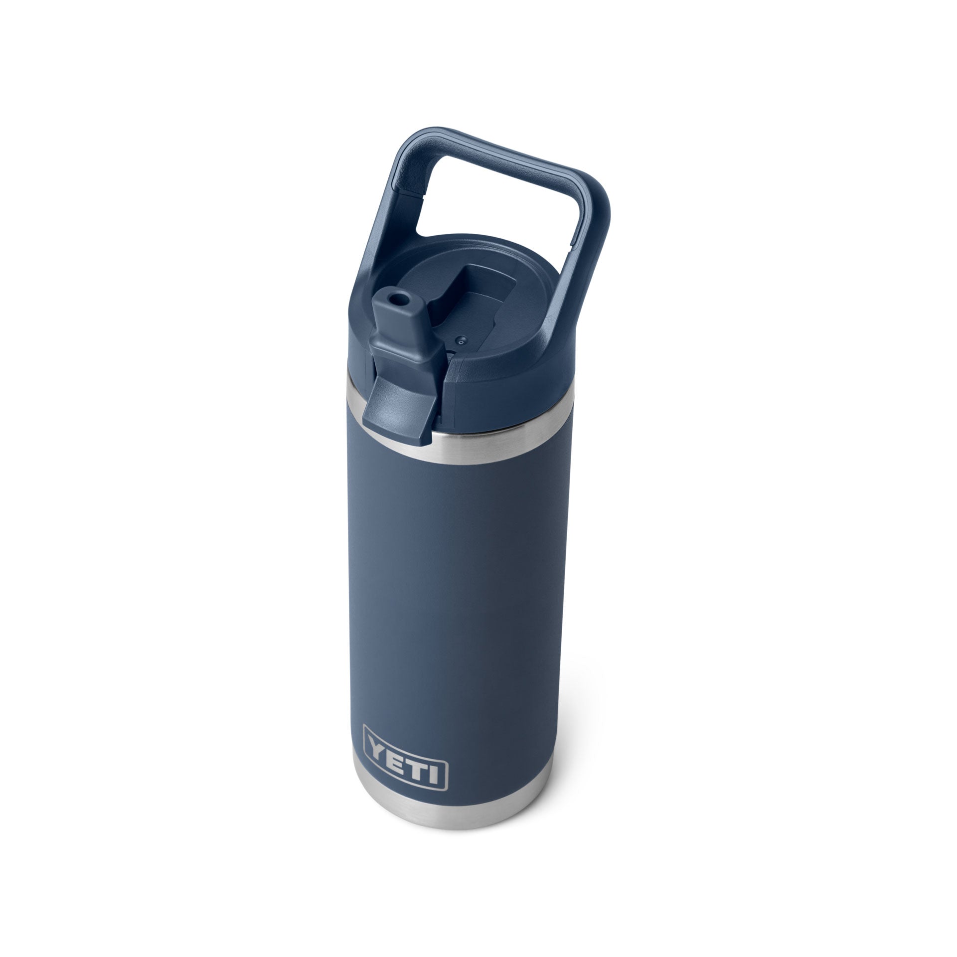 RAMBLER® 18 OZ (532 ML) BOTTLE WITH STRAW CAP Navy
