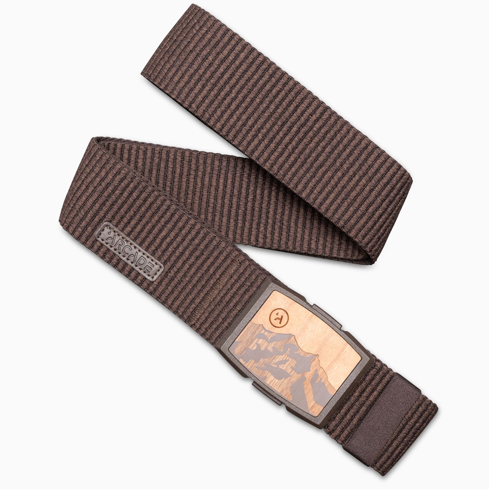WOODY CAPTURE STRETCH BELT Heather Walnut