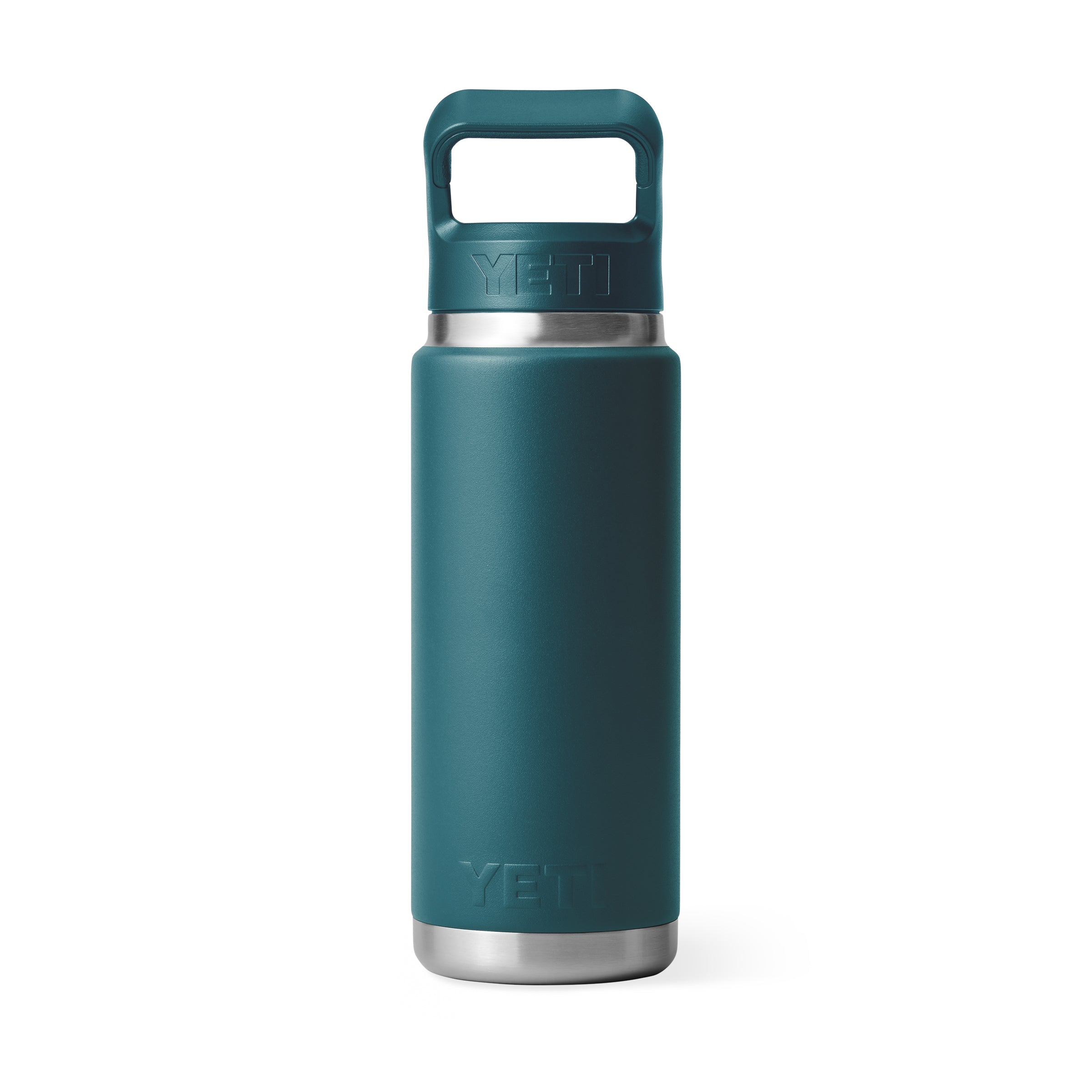 RAMBLER® 26 OZ (739 ML) BOTTLE WITH STRAW CAP Agave Teal