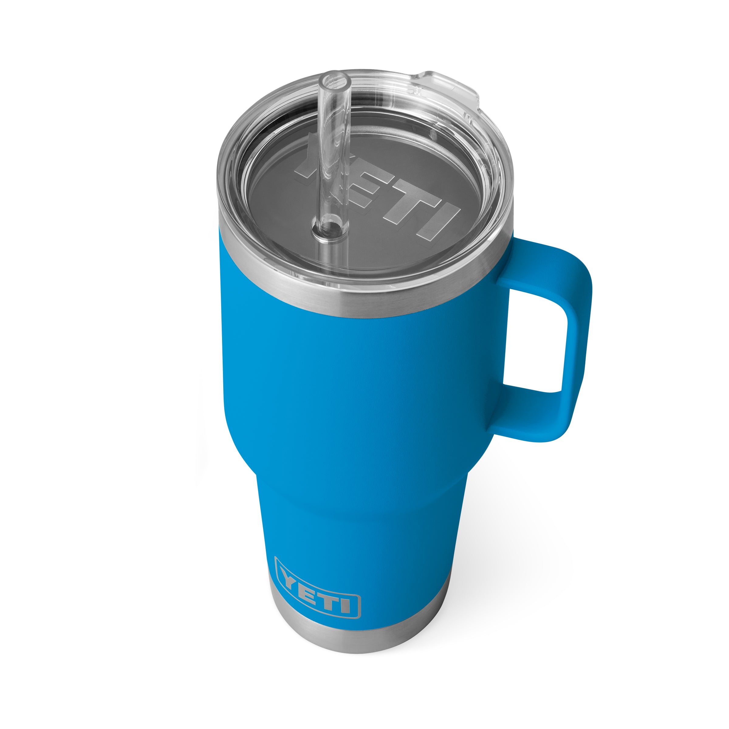 RAMBLER® 35 OZ (994 ML) STRAW MUG Big Wave Blue