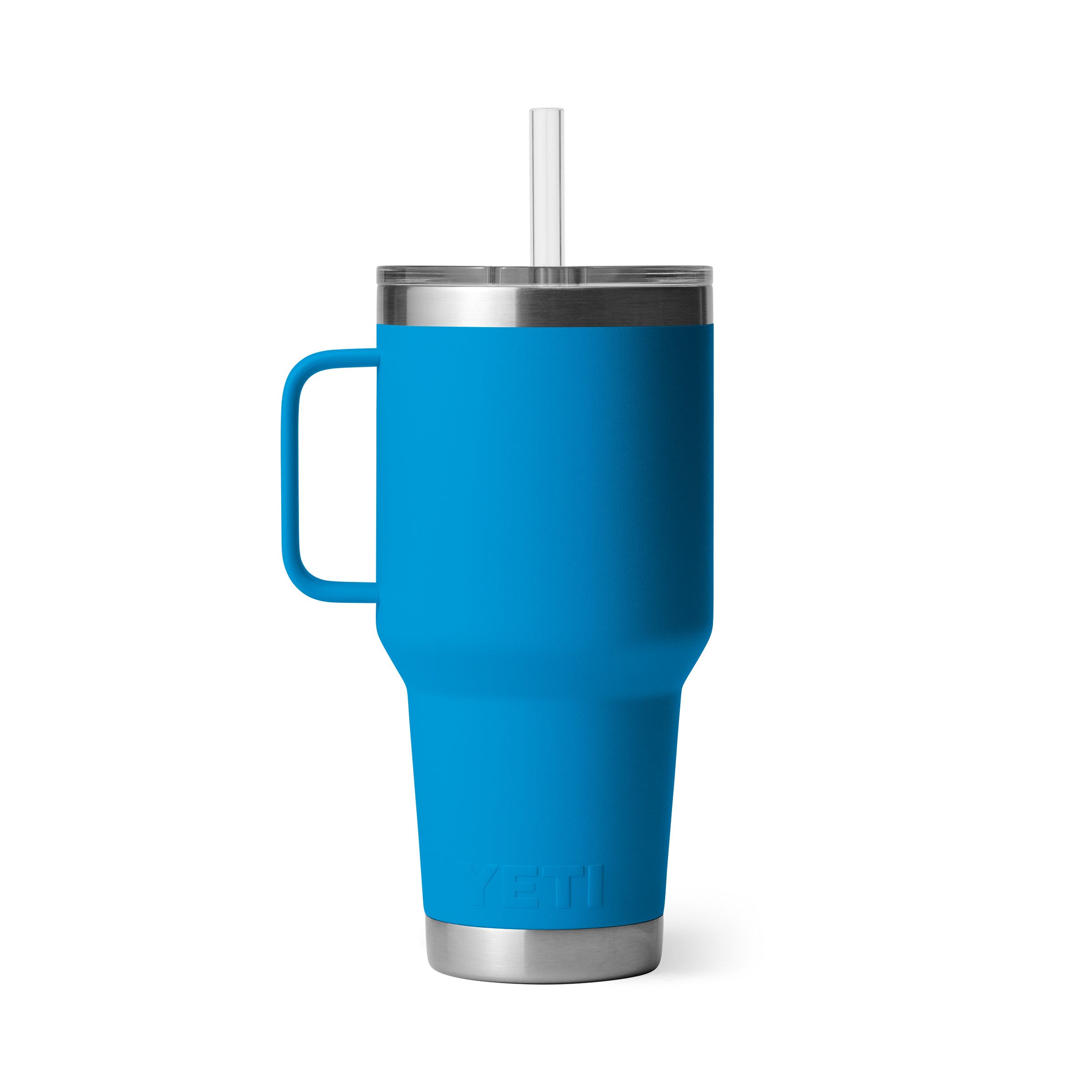 RAMBLER® 35 OZ (994 ML) STRAW MUG Big Wave Blue