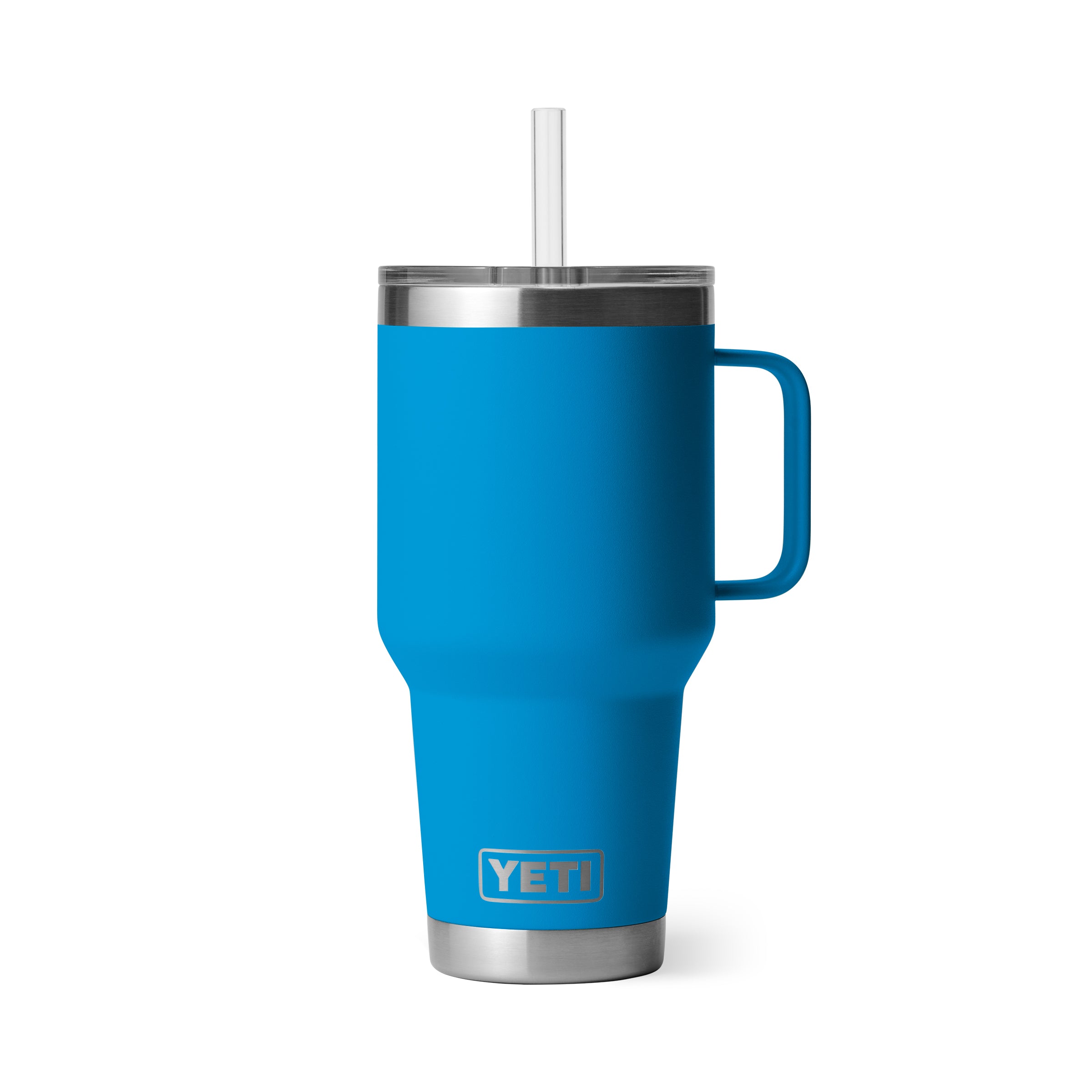 RAMBLER® 35 OZ (994 ML) STRAW MUG Big Wave Blue