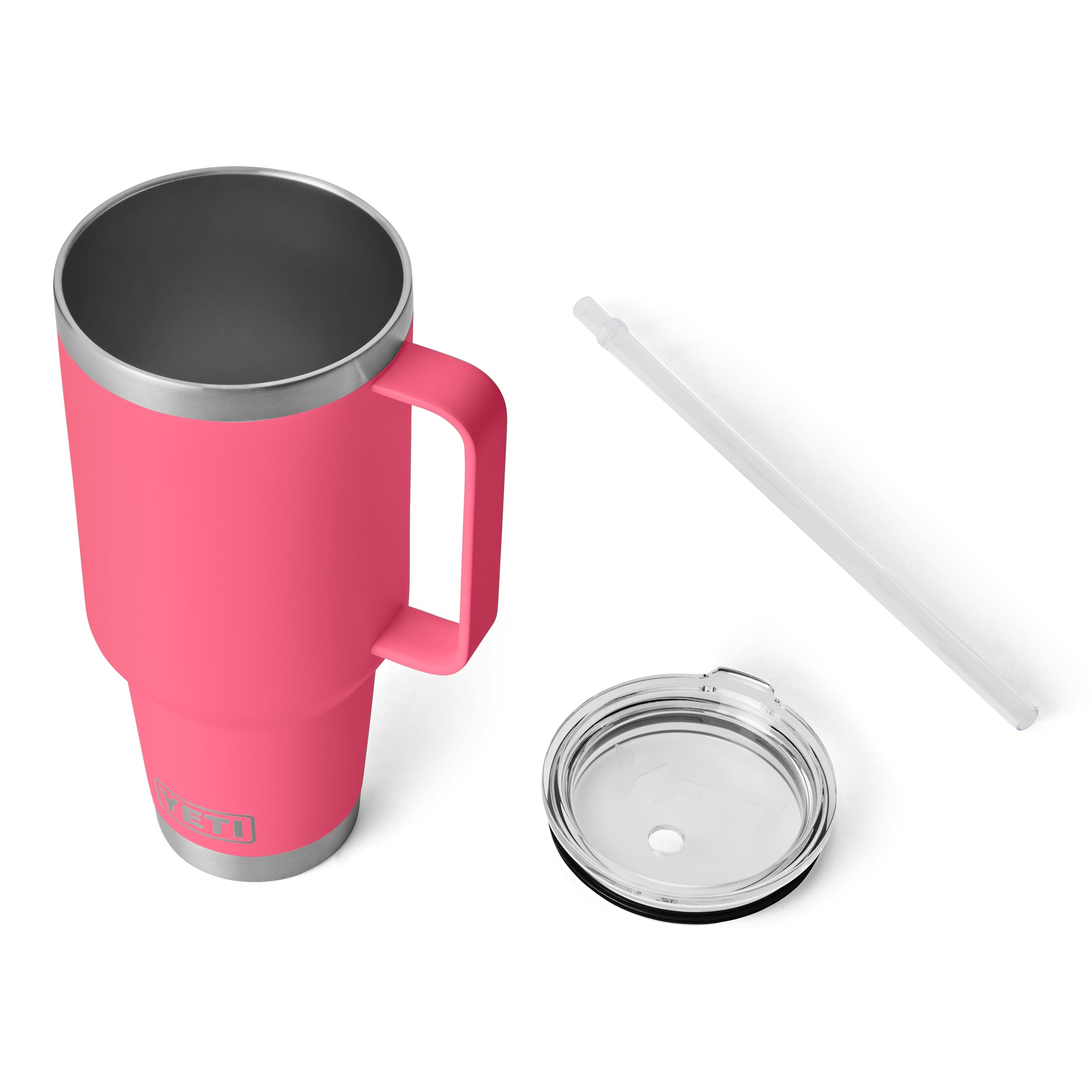 RAMBLER® 42 OZ (1242 ML) STRAW MUG Tropical Pink