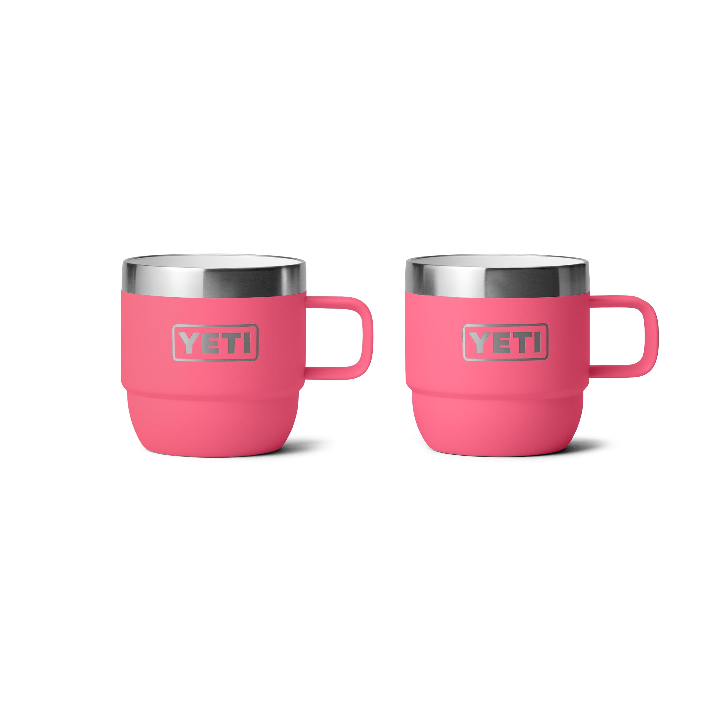 RAMBLER® 6 OZ (177 ML) STACKABLE MUGS (2 PACK) Tropical Pink