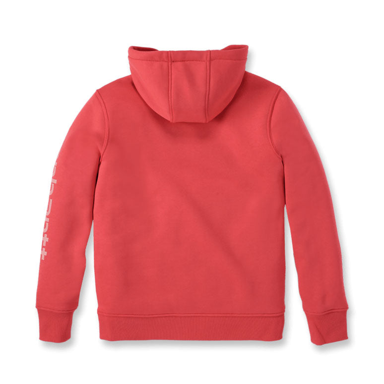WOMENS CLARKSBURG SLEEVE LOGO HOODIE Bittersweet