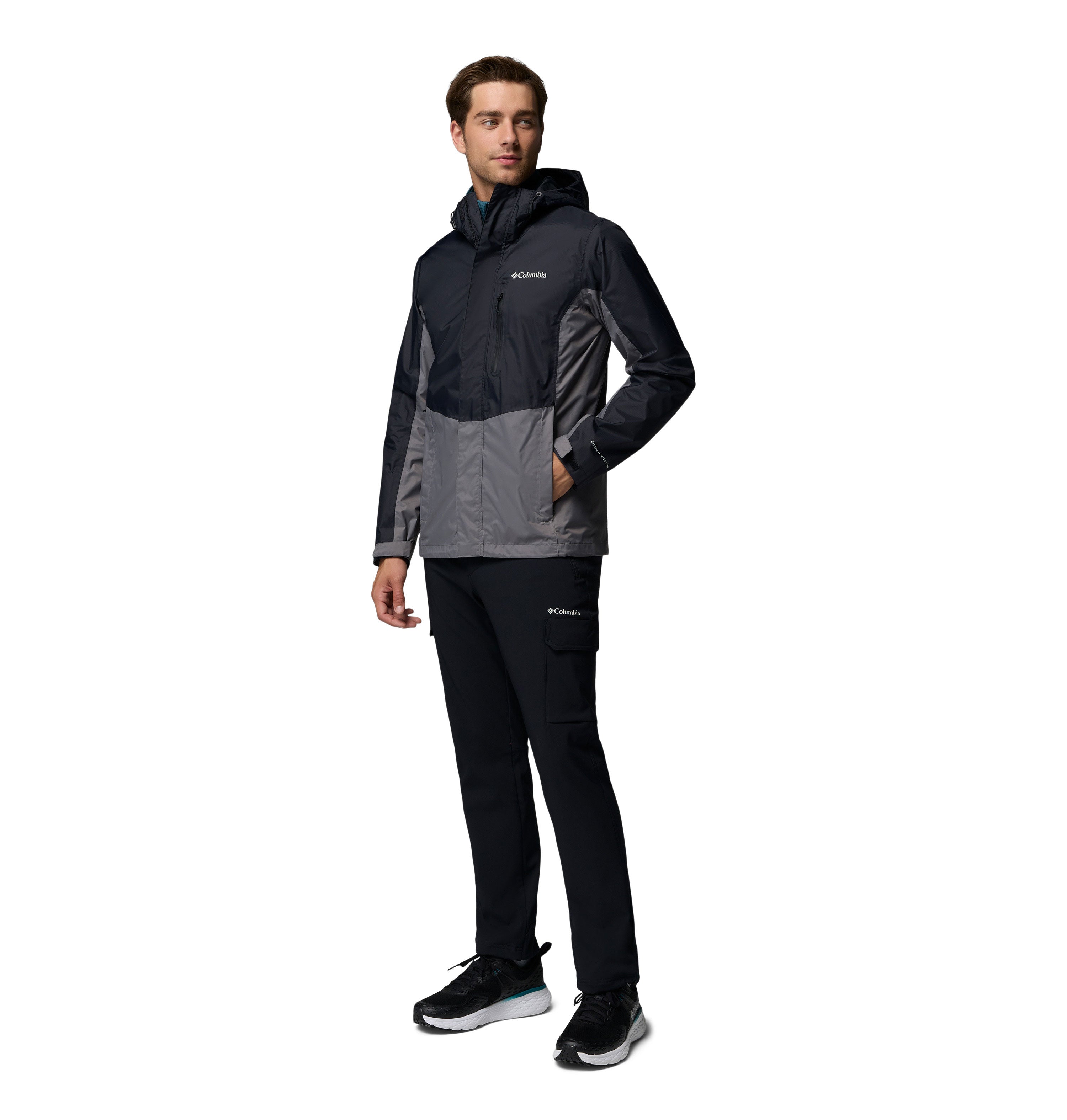 POURING ADVENTURE™ III RAIN JACKET Black, City Grey