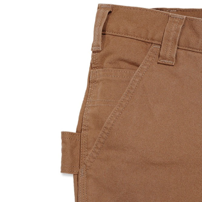 STRAIGHT FIT STRETCH DUCK DUNGAREE Carhartt Brown