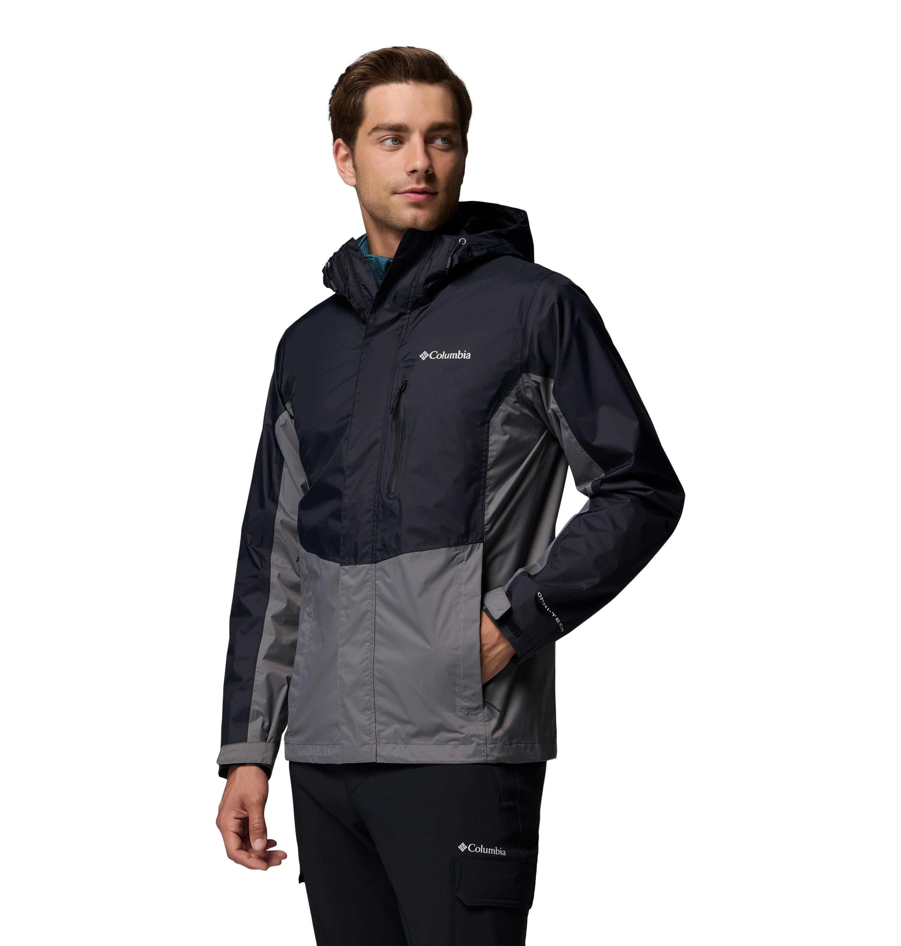 POURING ADVENTURE™ III RAIN JACKET Black, City Grey