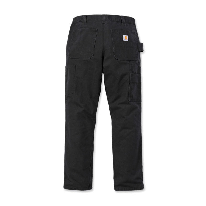 STRAIGHT FIT STRETCH DUCK DUNGAREE Black