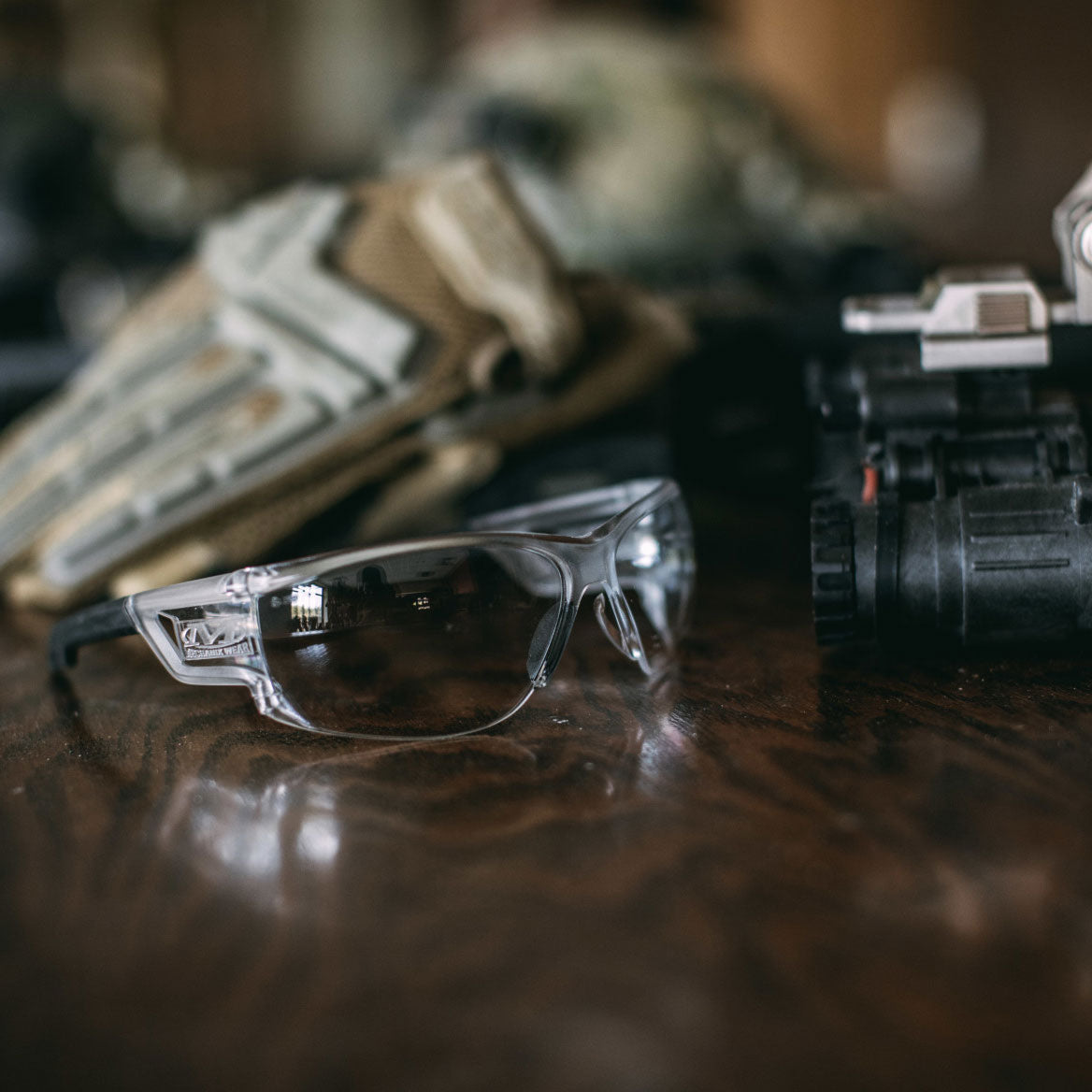 Tactical Type-N | Clear Frame | Clear Lens