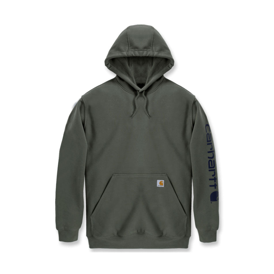 MIDWEIGHT SLEEVE LOGO HOODIE Dusty Olive