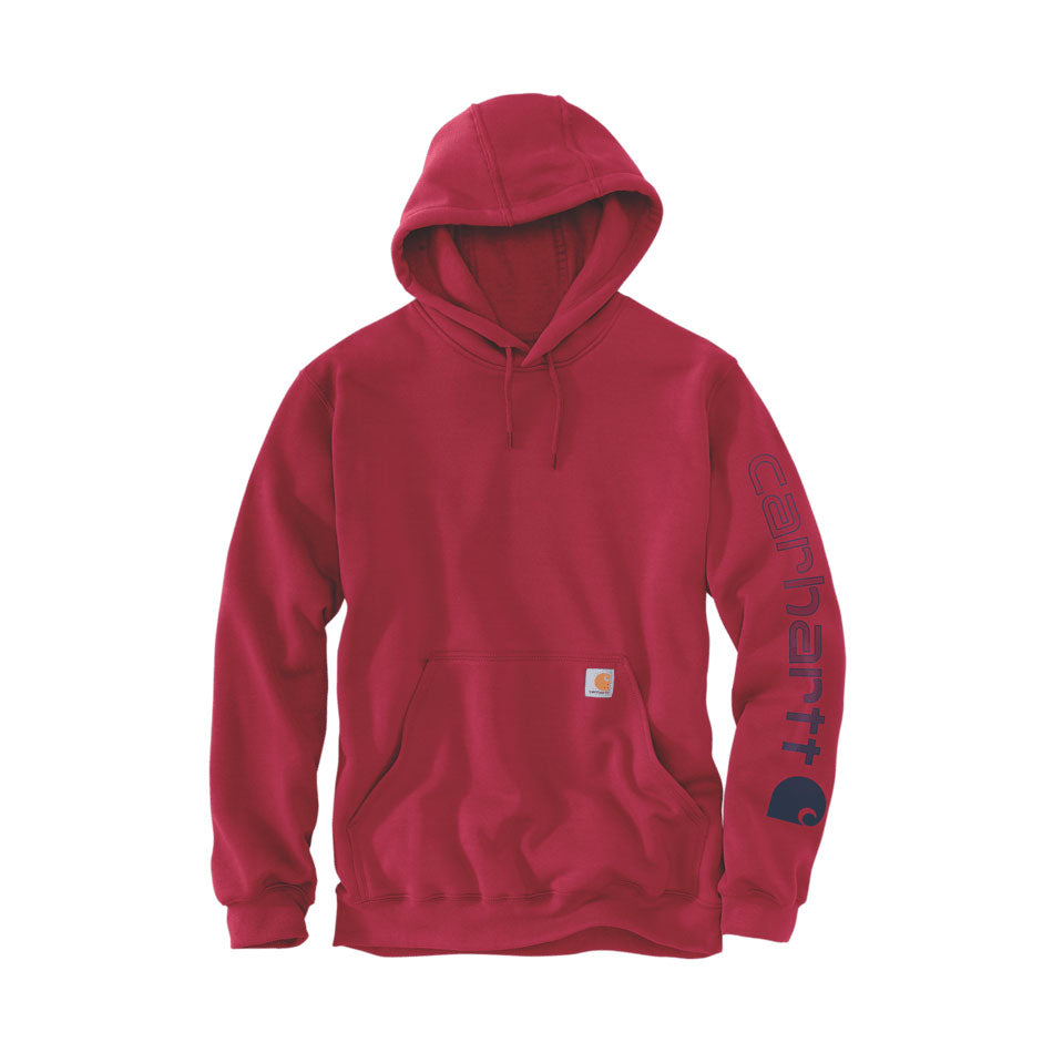 MIDWEIGHT SLEEVE LOGO HOODIE Industry Red