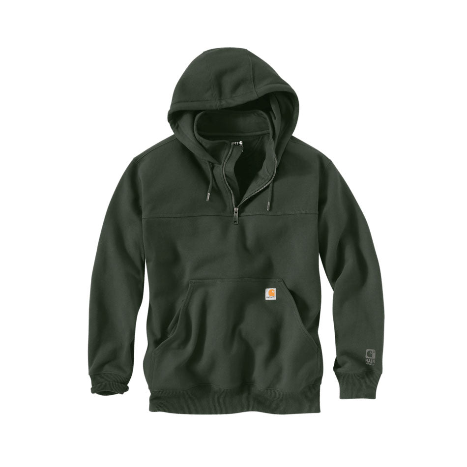 RAIN DEFENDER QUARTER ZIP HOODIE Forestry Green